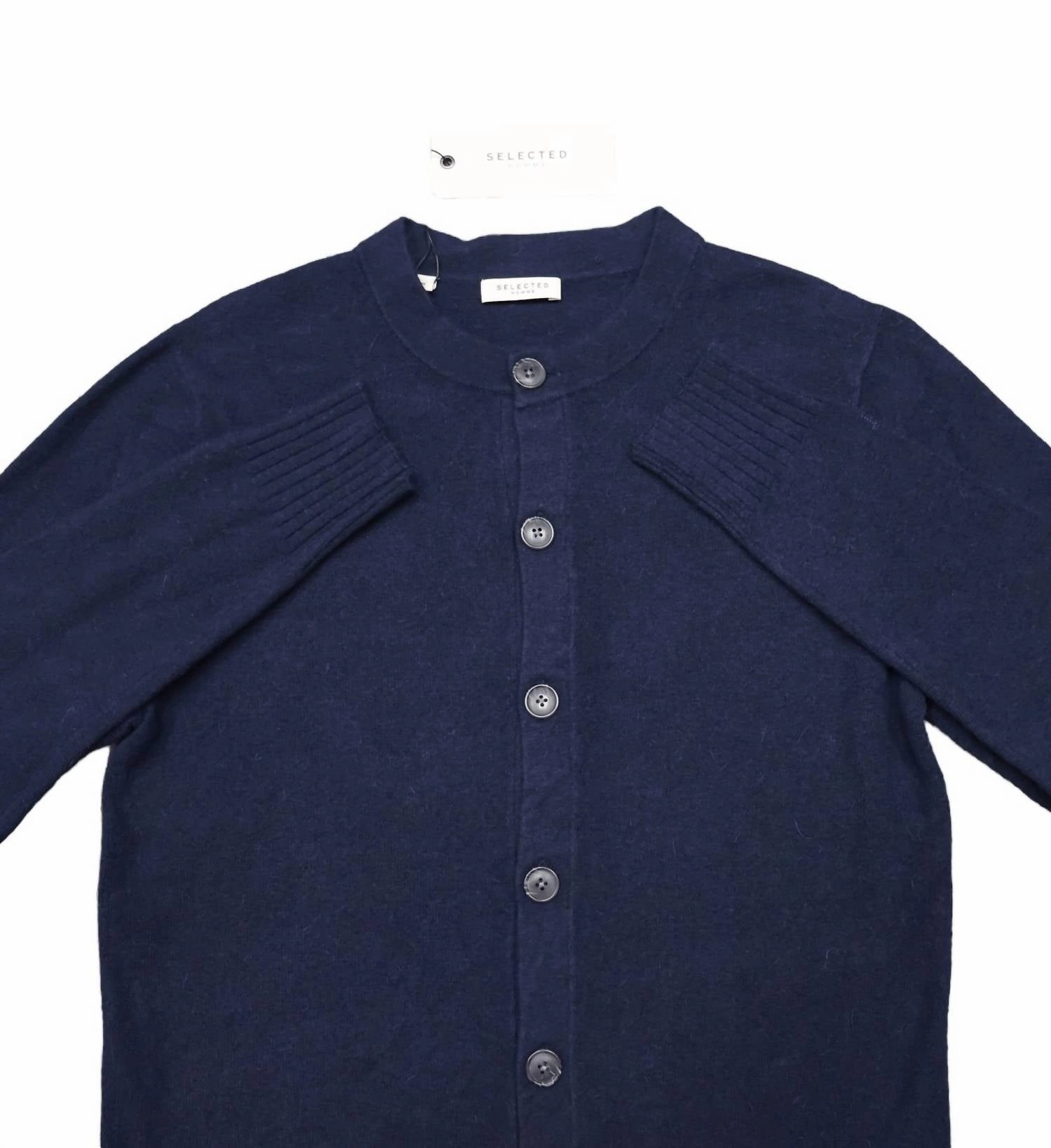 Men's Bart Cardigan Sweater Peacoat In Navy