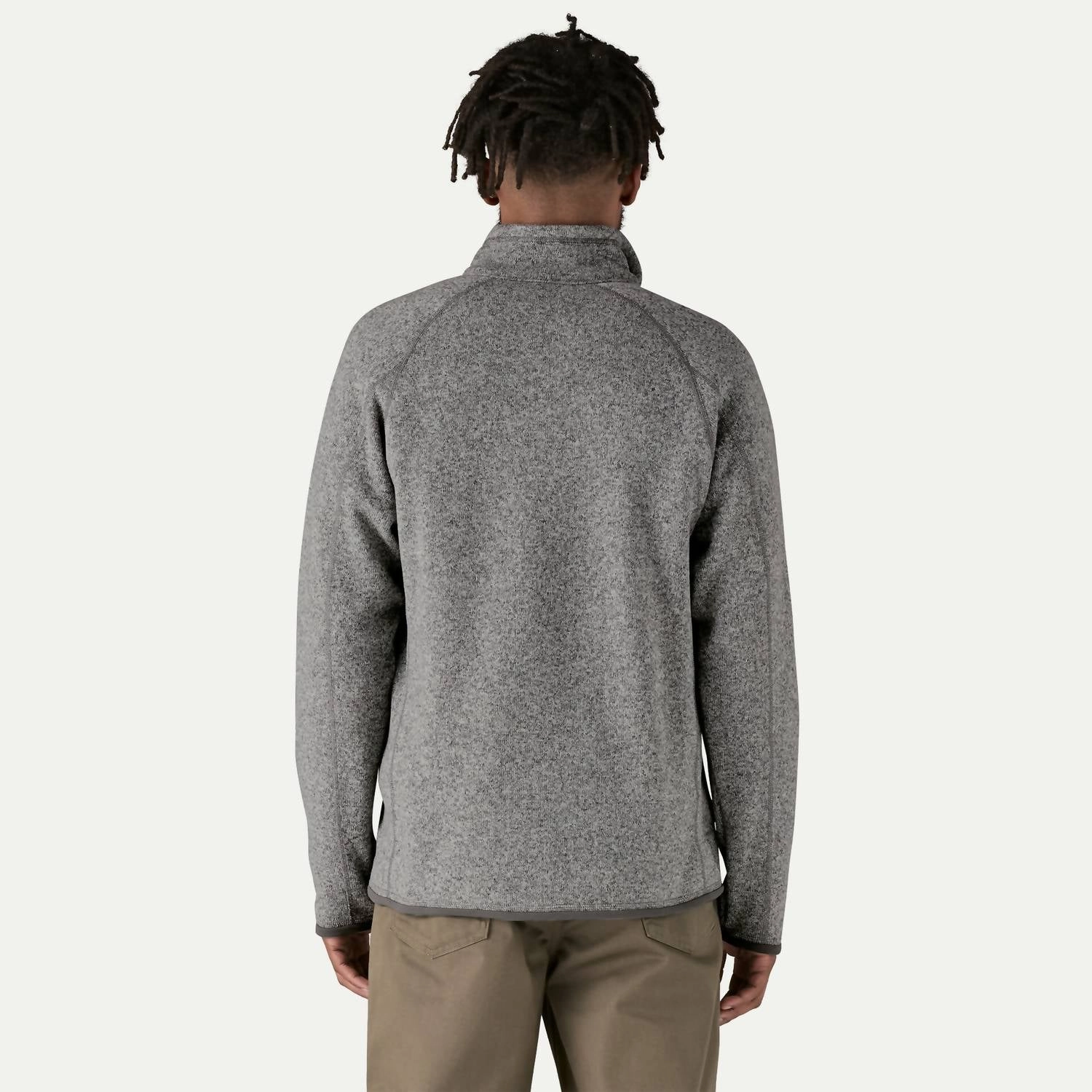 Men's Better 1/4 Zip Sweater In Stonewash