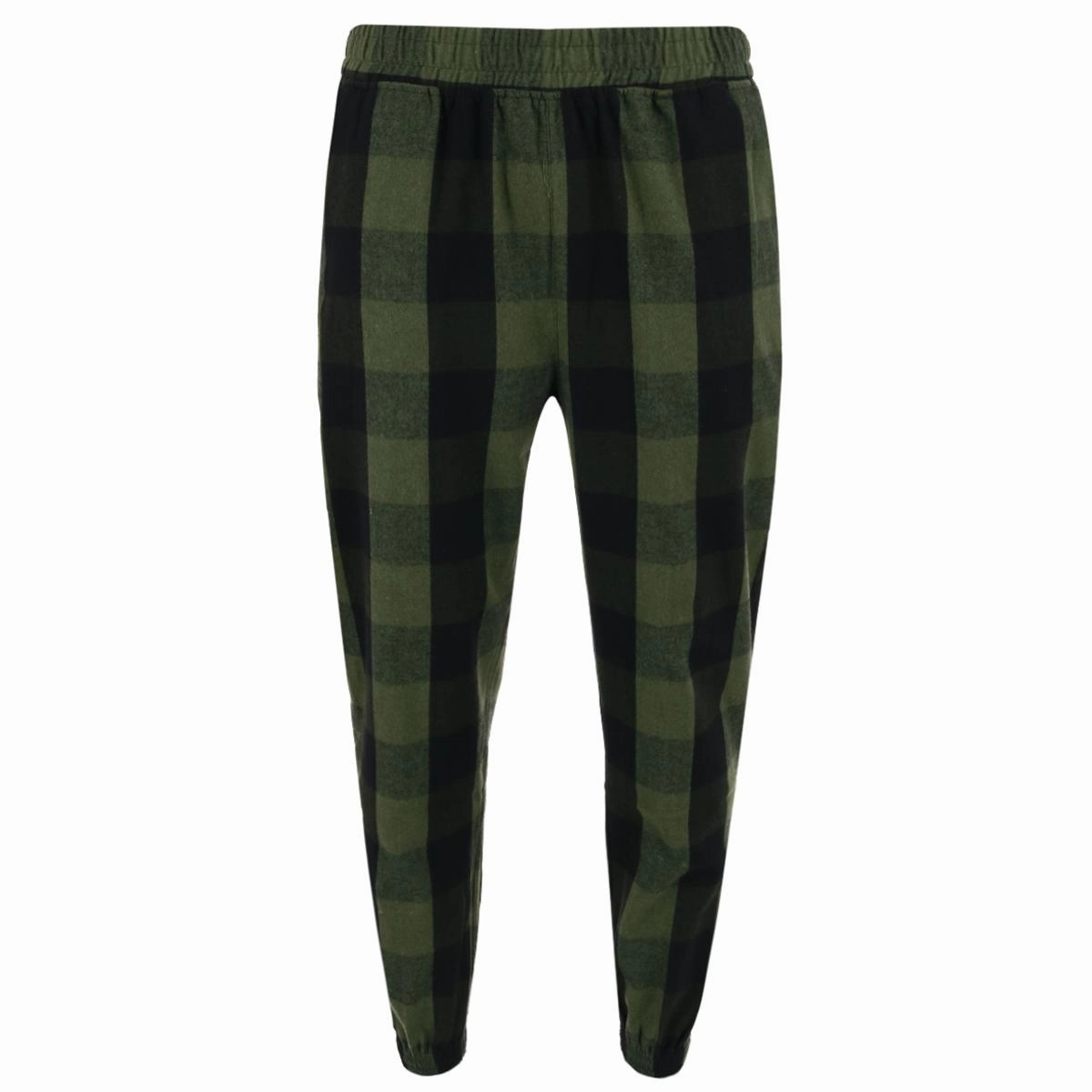 Men's Big & Tall Flannel Plaid Jogger Pant