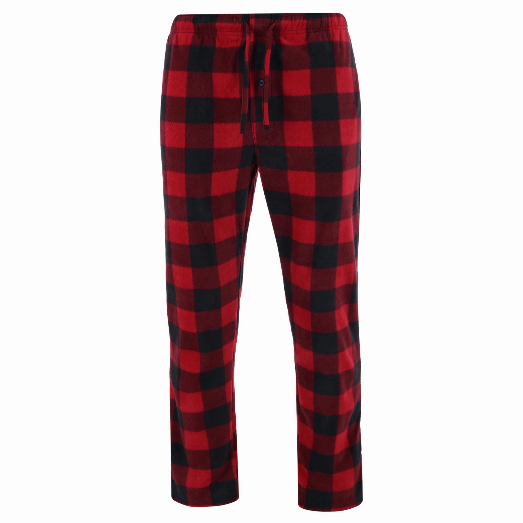 Men's Big and Tall Fleece Pajama Pants