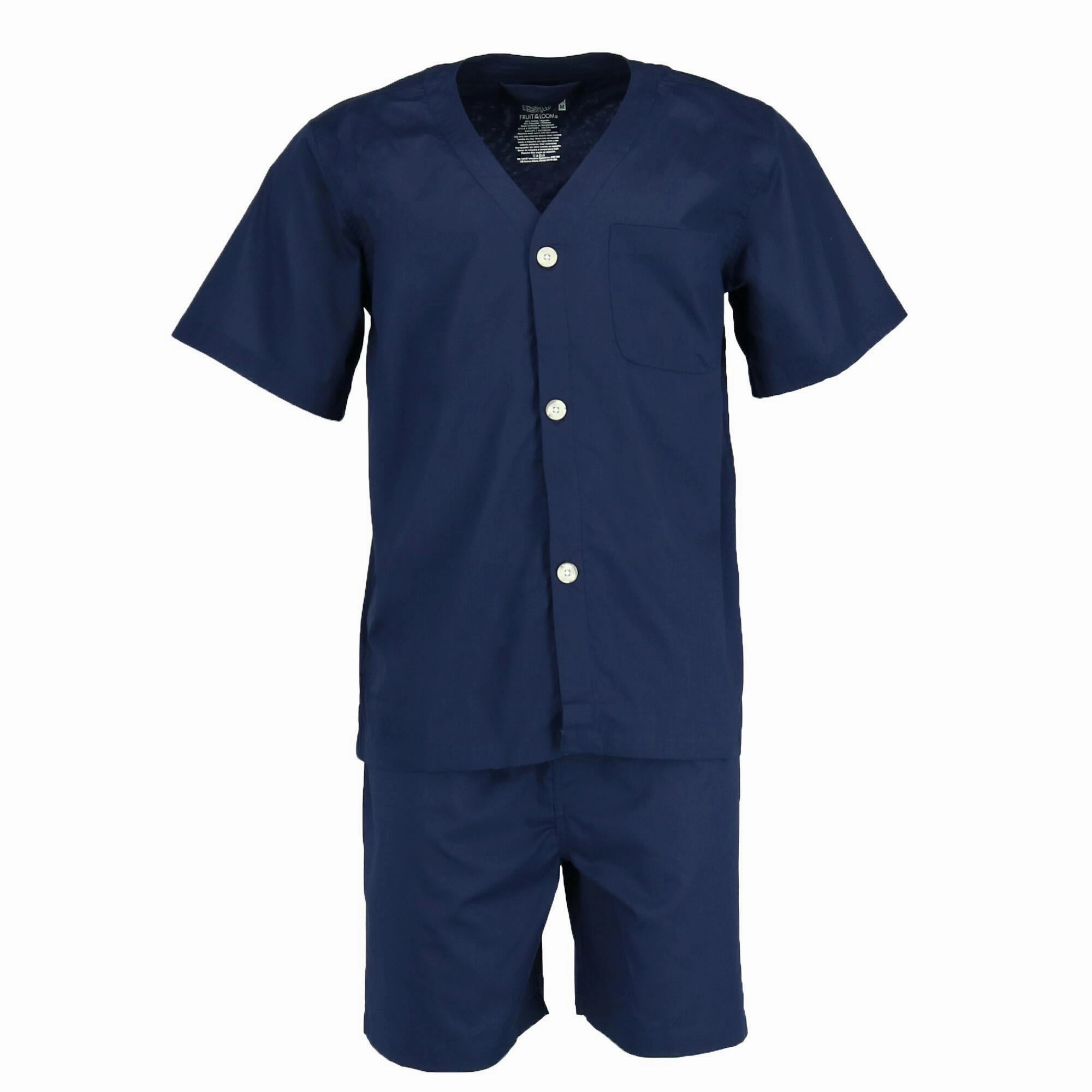 Men's Big and Tall Short Sleeve Short Leg Pajamas