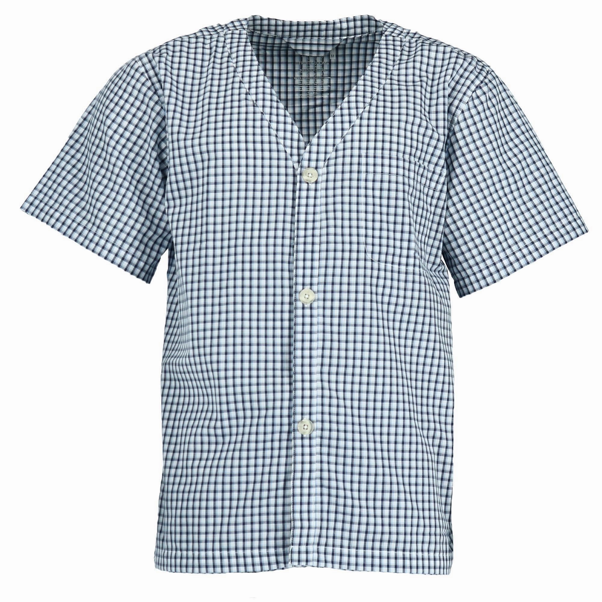 Men's Big and Tall Short Sleeve Short Leg Pajamas