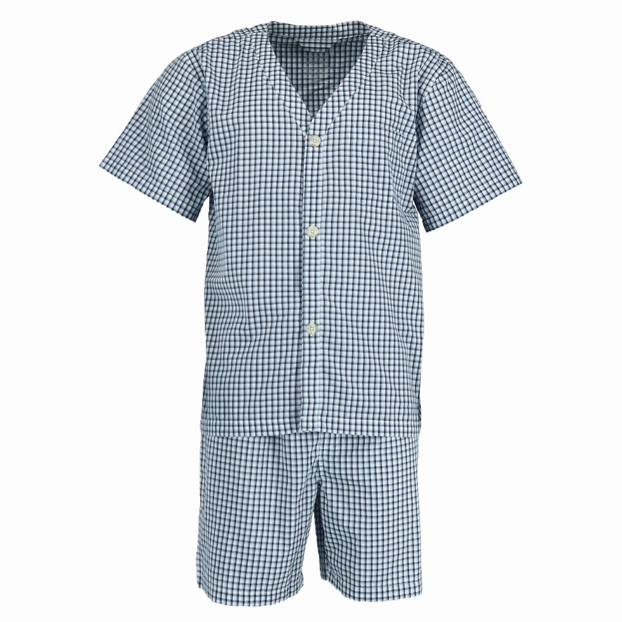 Men's Big and Tall Short Sleeve Short Leg Pajamas