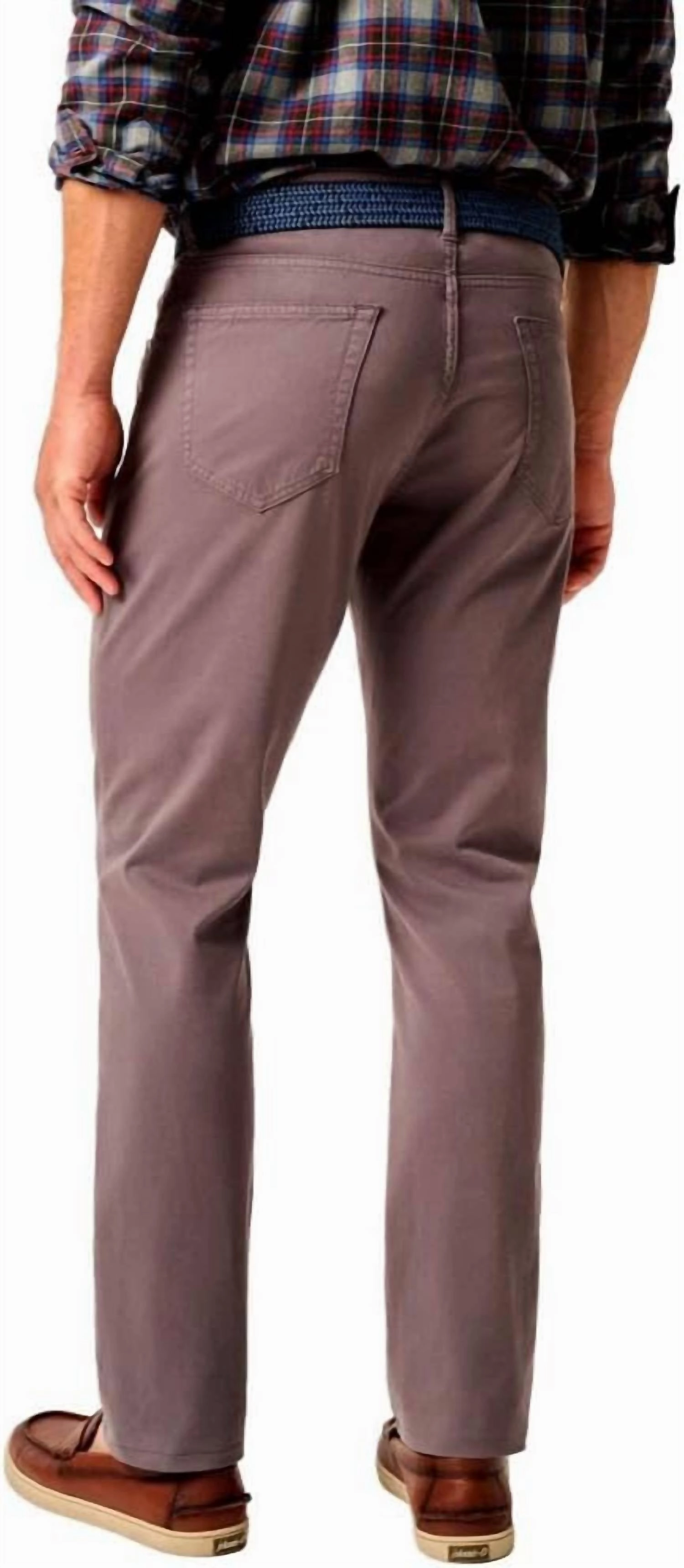 Men's Carmel Sateen 5-Pocket Pant In Pewter