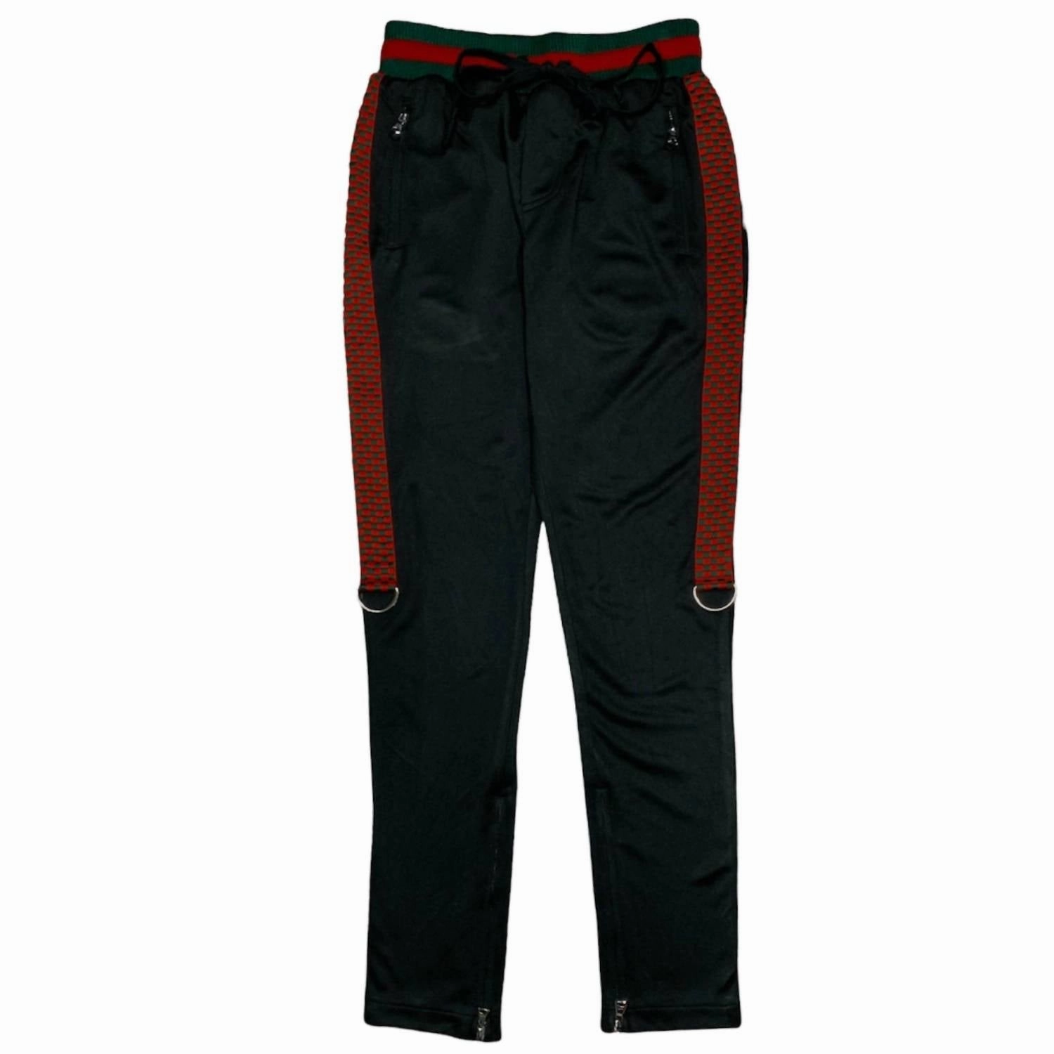 Men's Checker Pant In Black