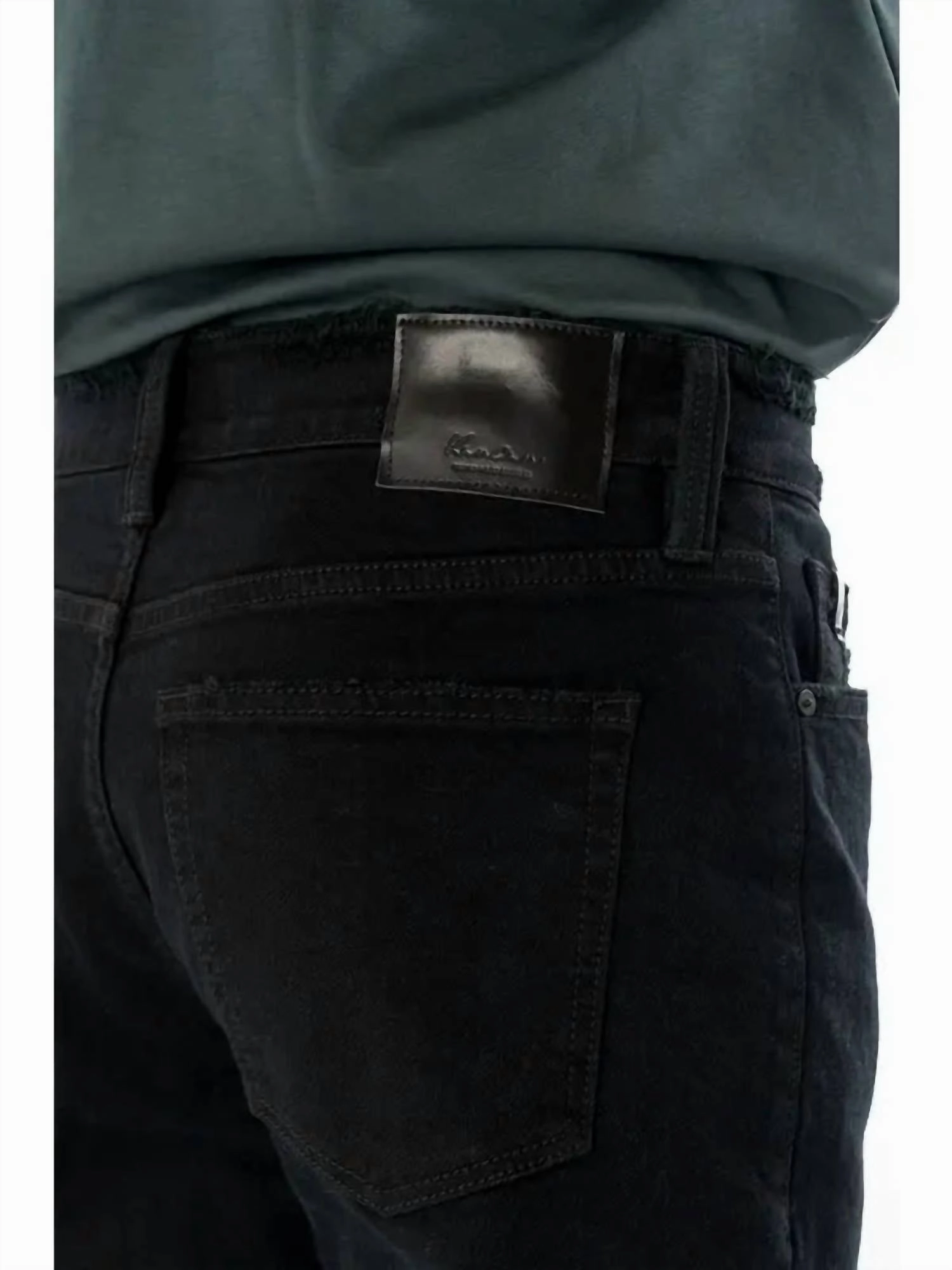 Men's Classic Straight Jeans In Black
