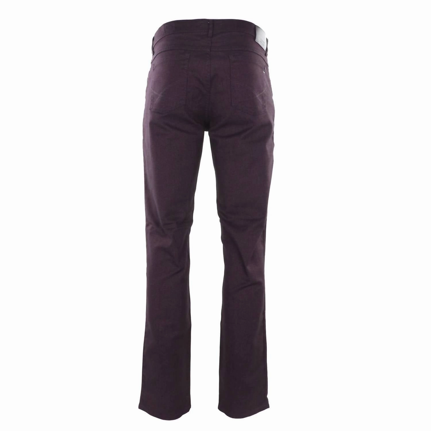 Men's Cooper Regular Fit Wool-Look Five Pocket In Merlot