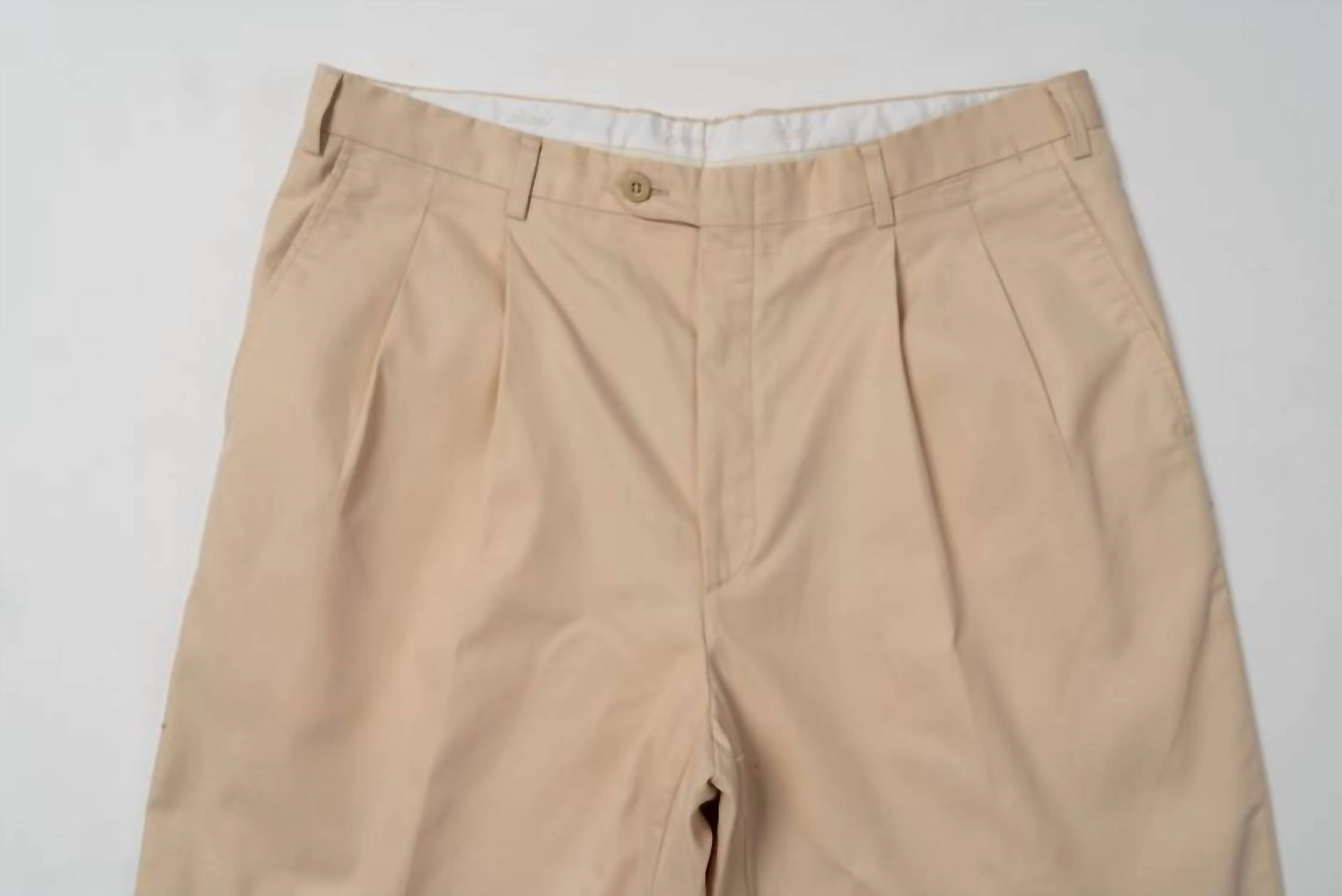 Men's Cortina Cotton Casual Pants In Beige