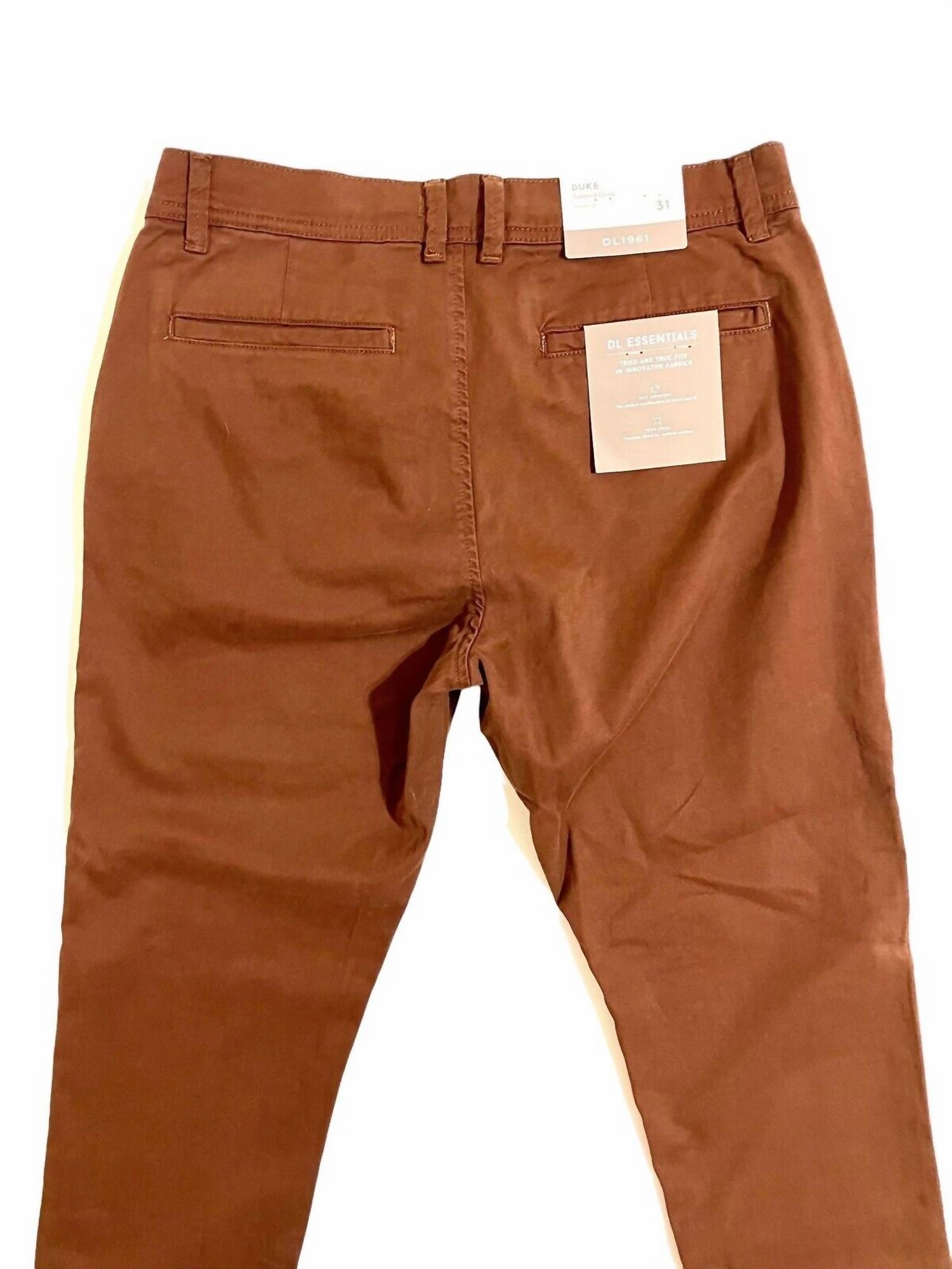 Men's Duke Tailored Chino Pants In Pinecone Brown