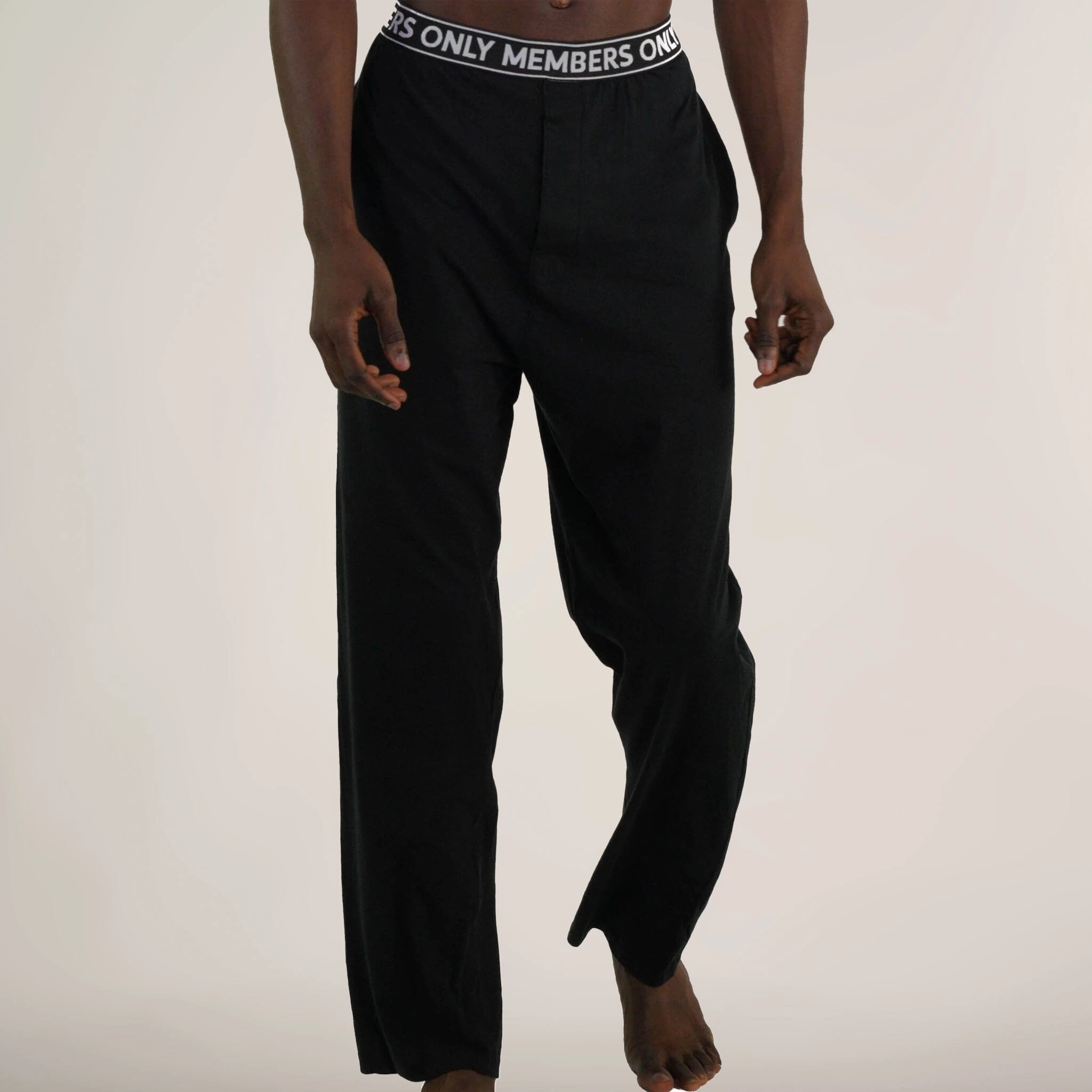 Men's Jersey Sleep Pant Logo Elastic