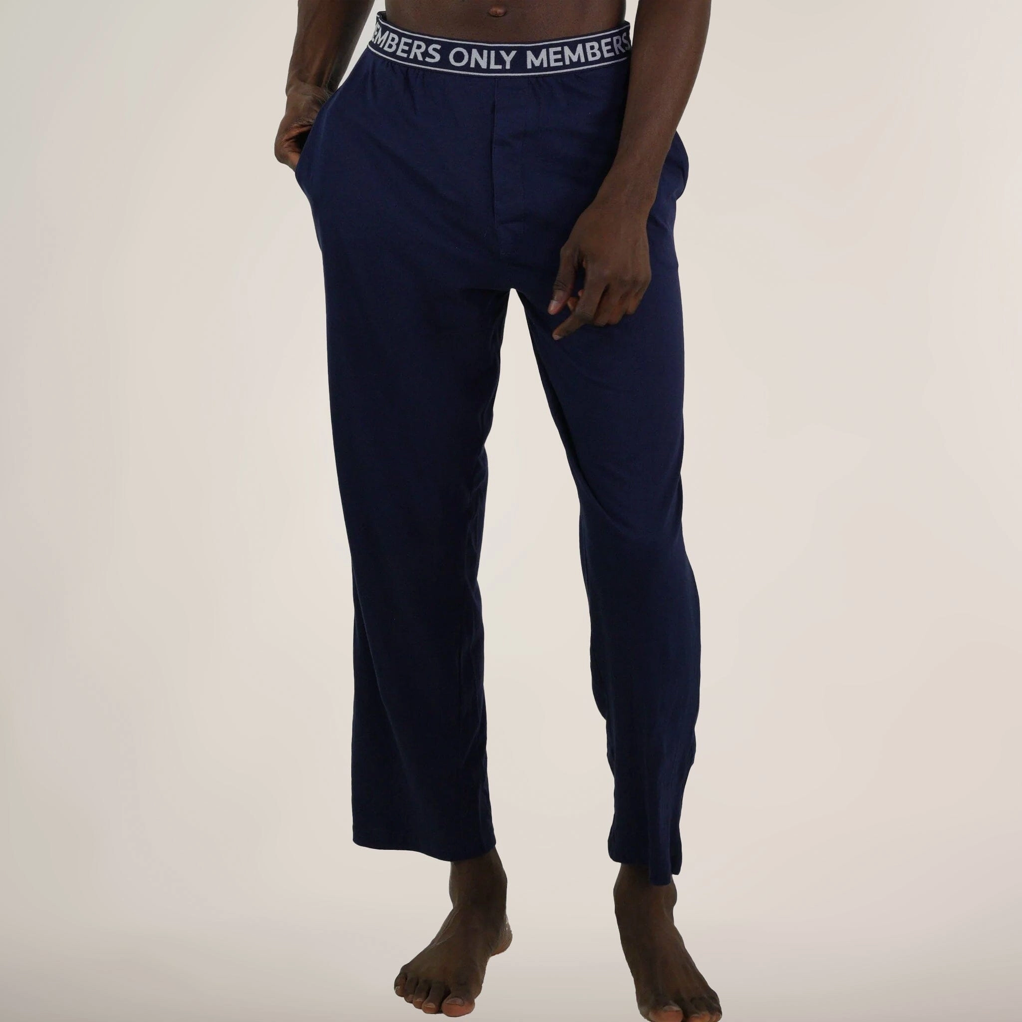 Men's Jersey Sleep Pant Logo Elastic