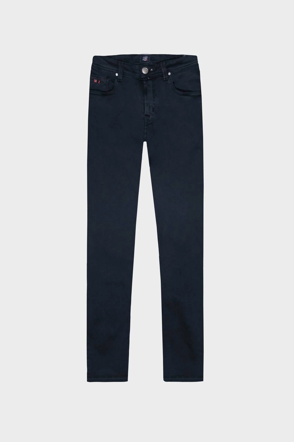 Men's Leonardo Zip Slim Pant In Dark Blue