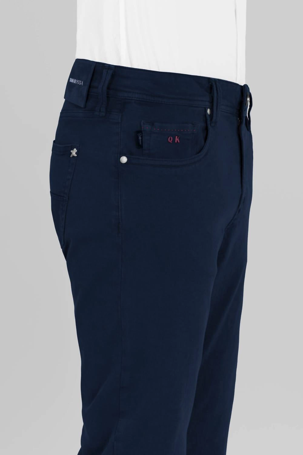 Men's Leonardo Zip Slim Pant In Dark Blue