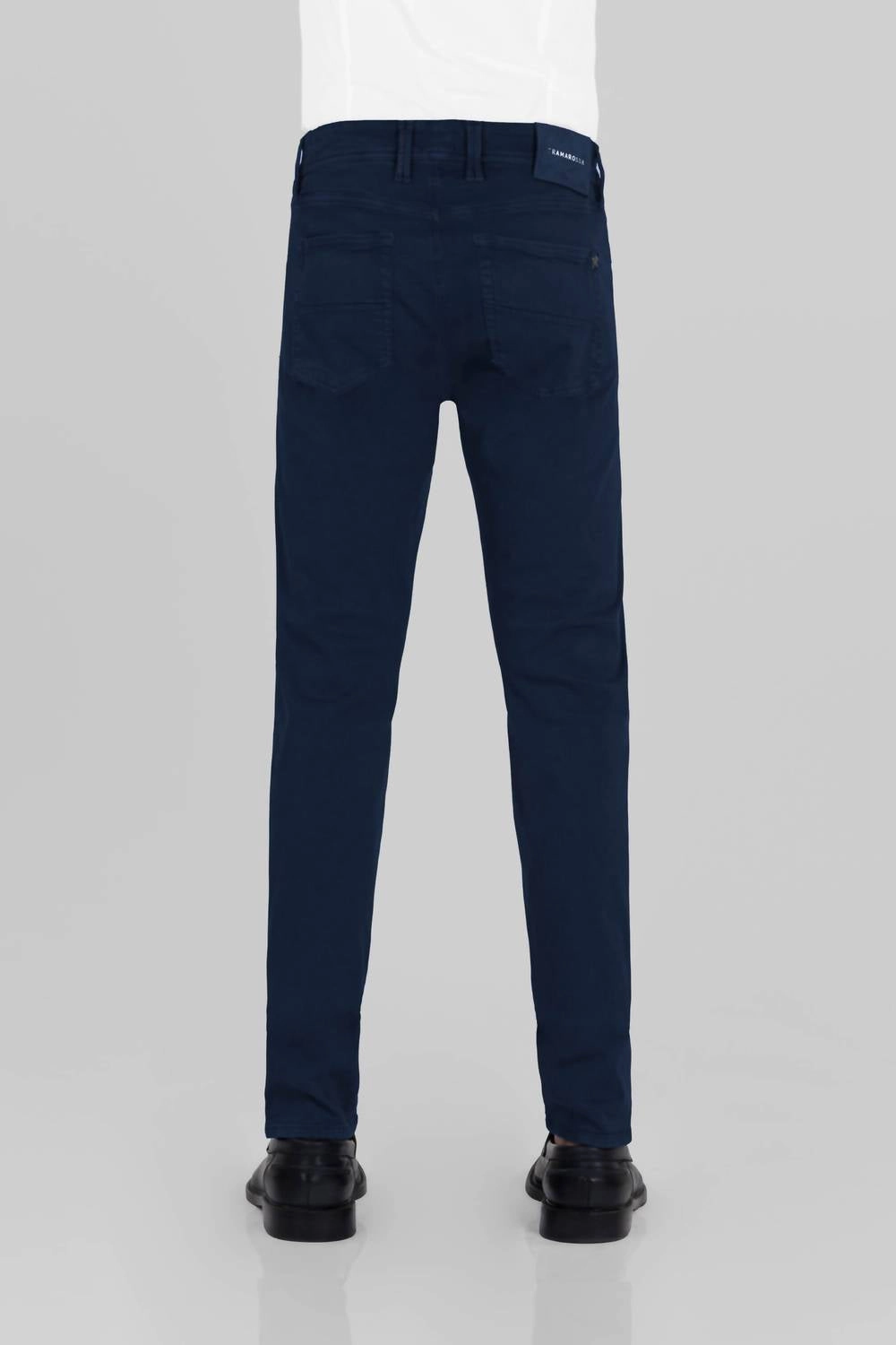 Men's Leonardo Zip Slim Pant In Dark Blue