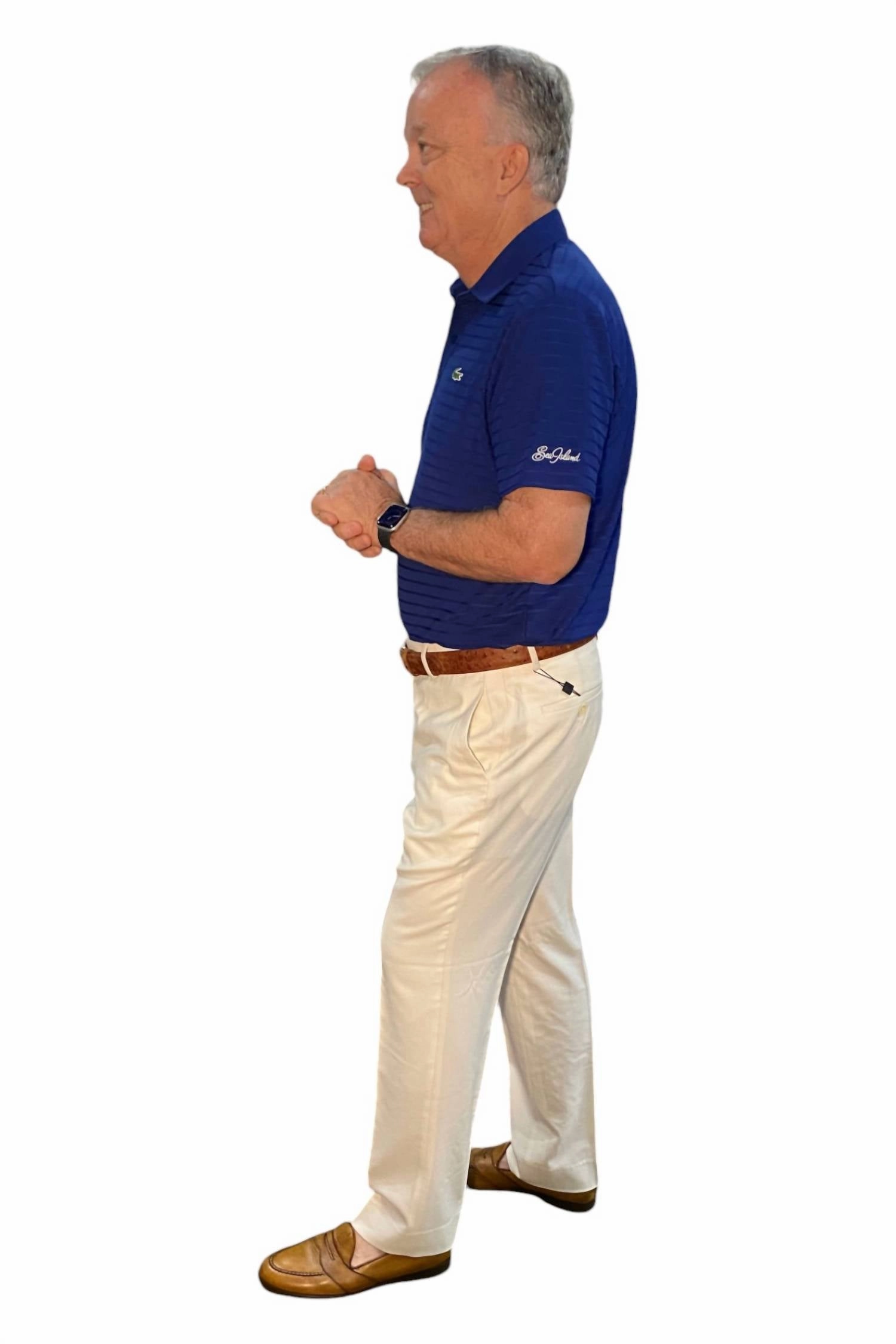Men's Linen Blend Pants In Off White