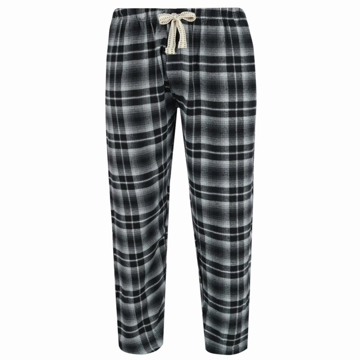 Men's Long Sleeve and Flannel Pant Pajama Set