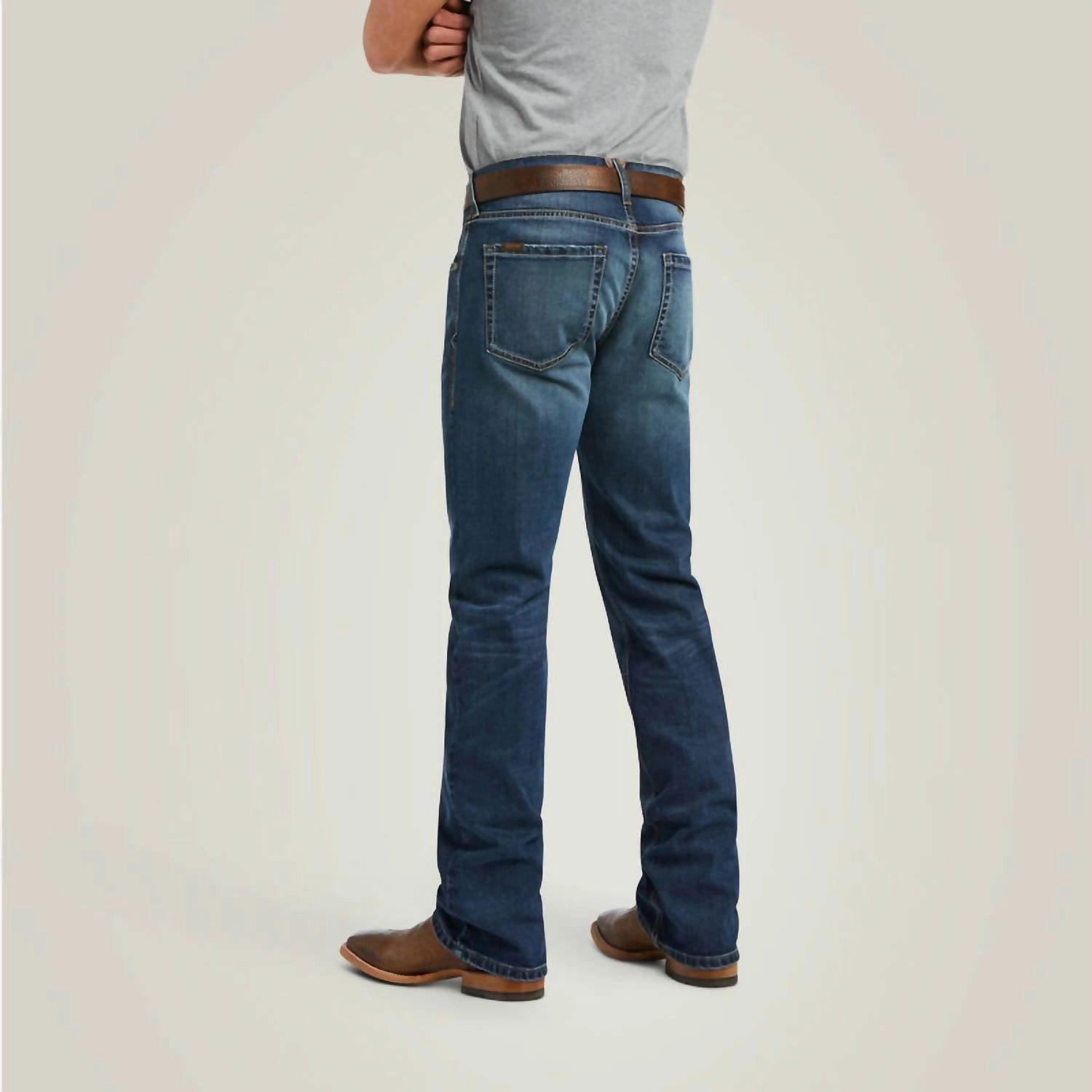 Men's M5 Straight Stretch Madera Stackable Straight Leg Jean - Length 44" In Heath