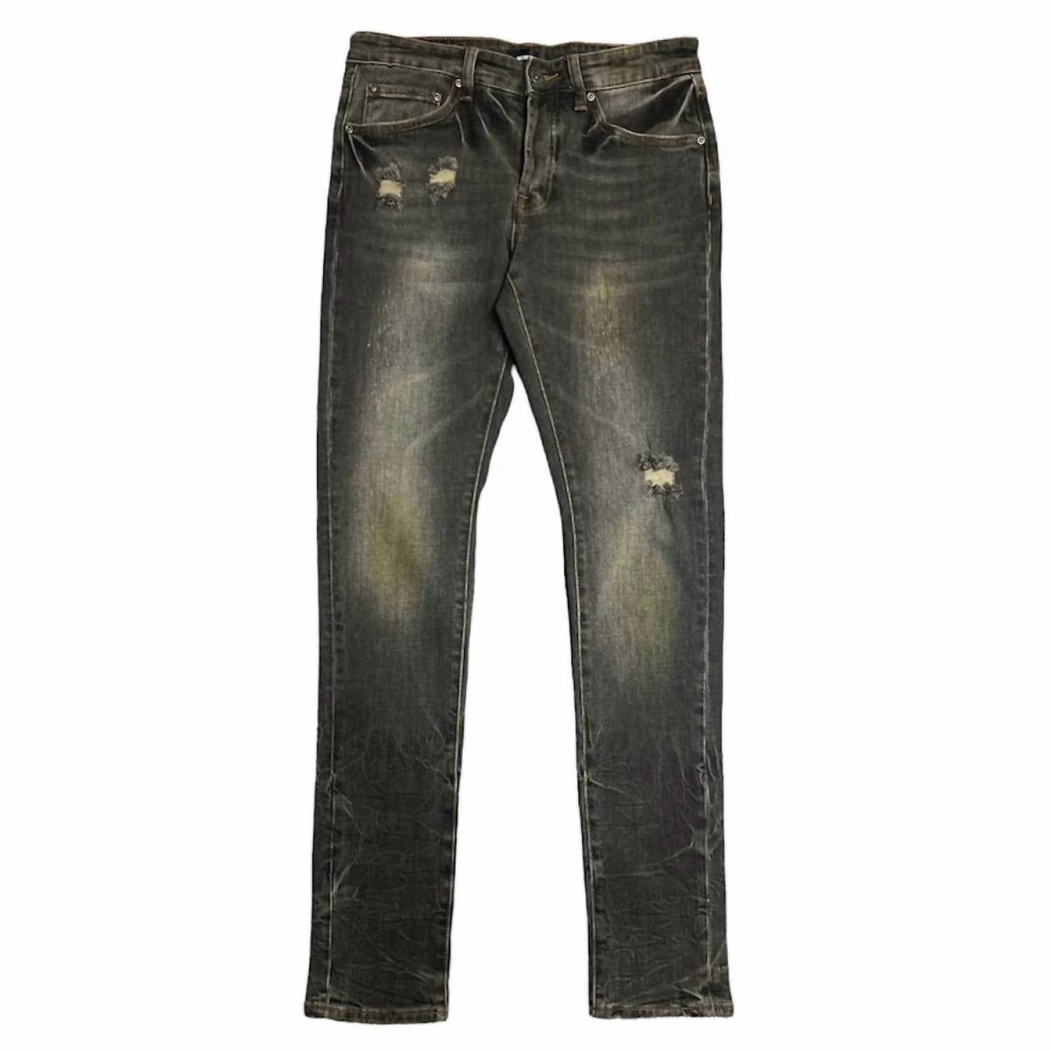 Men's Mcqueen 5 Slim Fit Jean In Smoke Black