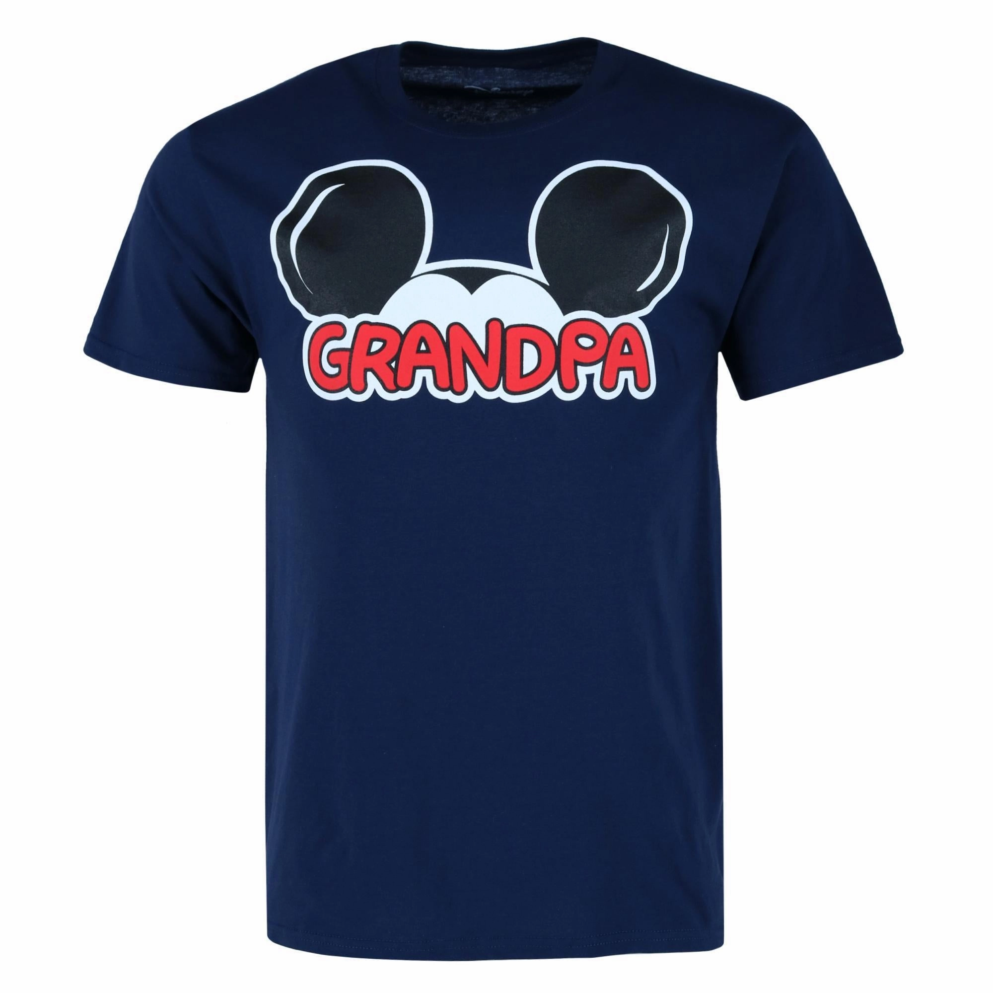 Men's Mickey Mouse Grandpa Family T-Shirt