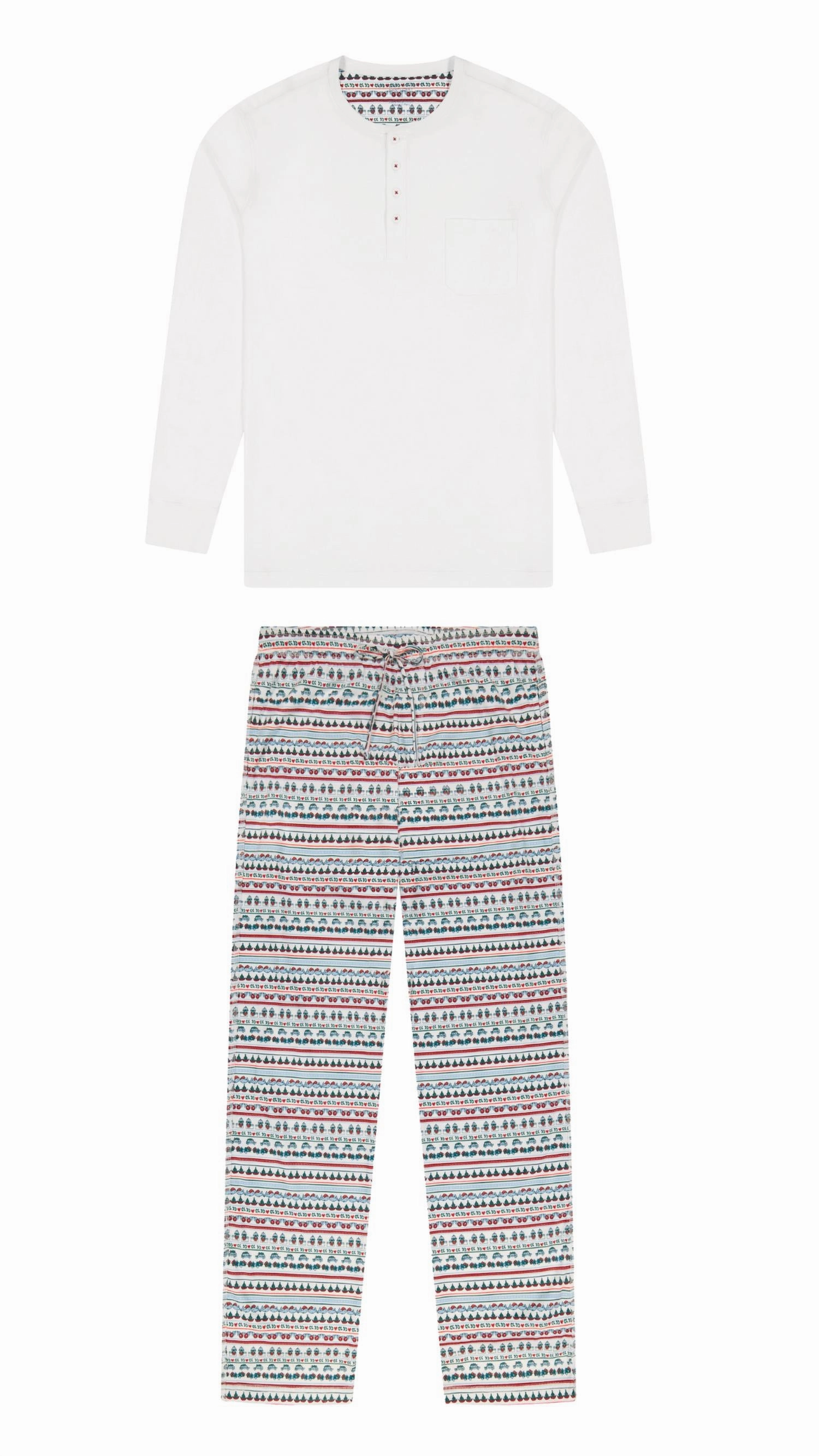 Men's Pj Set In Stroll