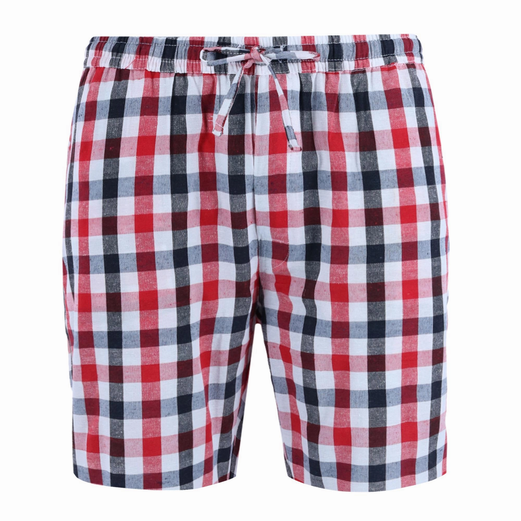 Men's Plaid Lounge Shorts