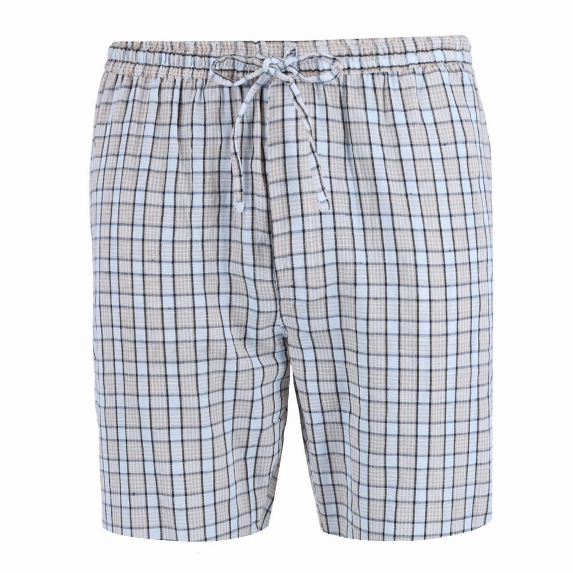Men's Plaid Lounge Shorts