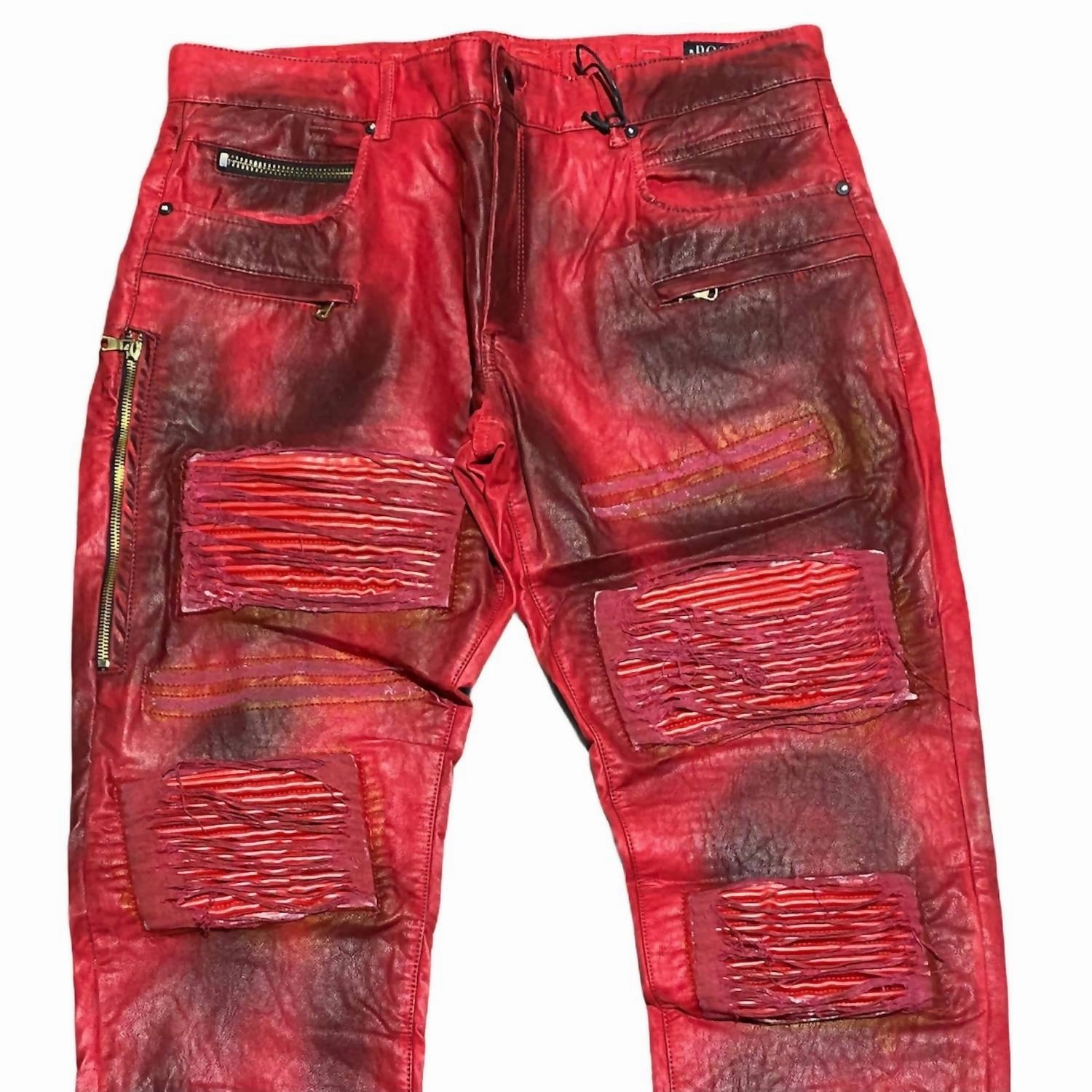 Men's Rafael Jeans In Red Dark Wash