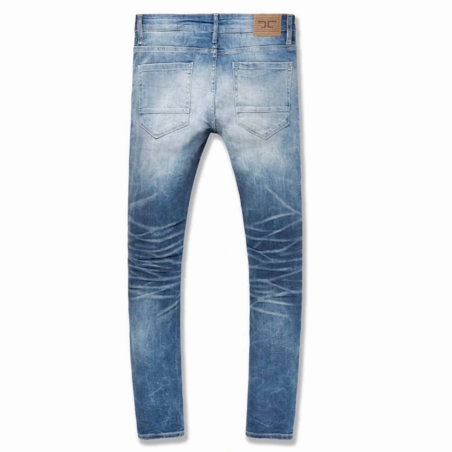 Men's Ross Hamilton Pure Denim Jean In Aged Wash