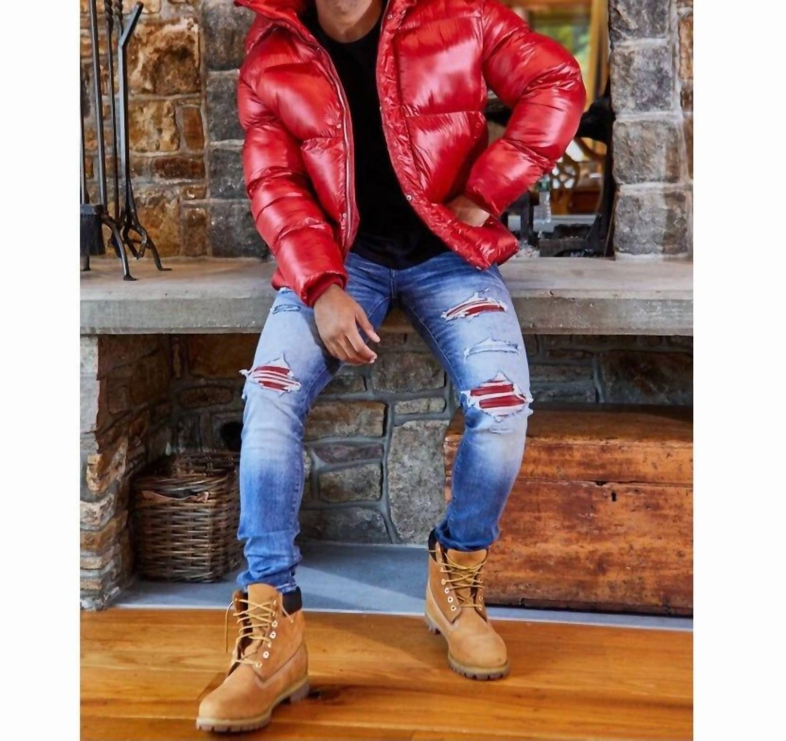 Men's Ross Morningside Denim Jean In Aged Wash