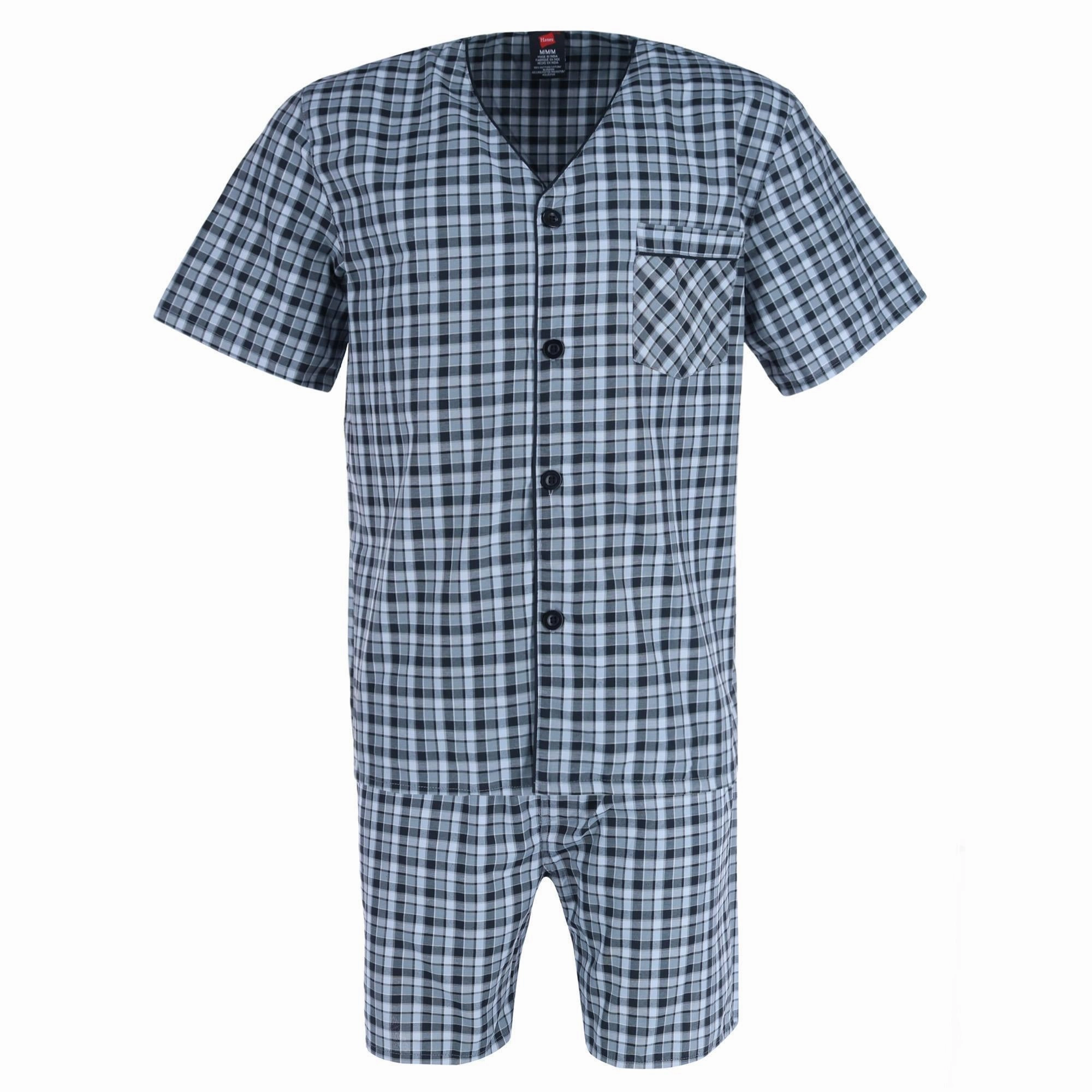 Men's Short Sleeve Short Leg Pajama Set