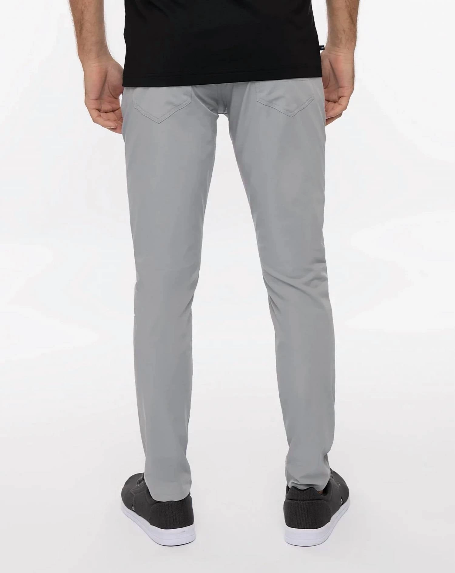 Men's Trevino 5-Pocket Golf Pants In Grey