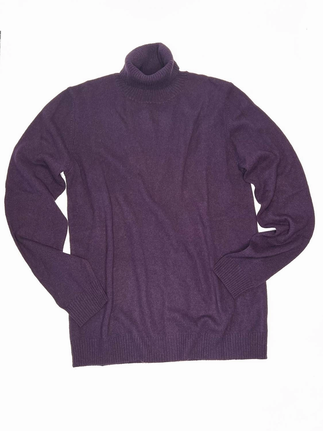Men's Turtleneck Sweater In Royalty