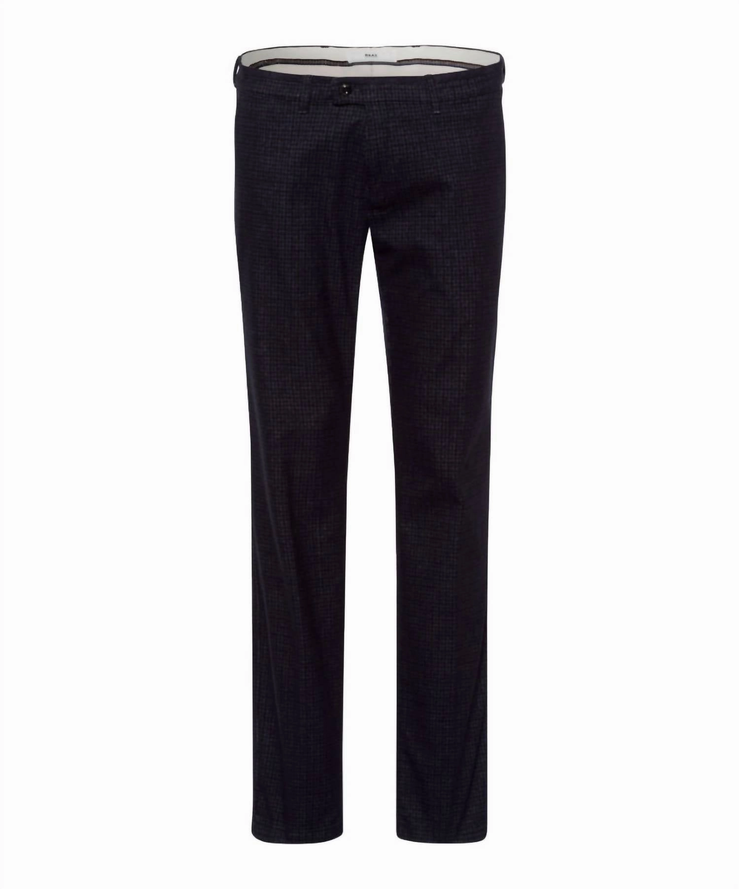 Men's Woolook Houndstooth Chuck Five Pocket Trousers In Athletic