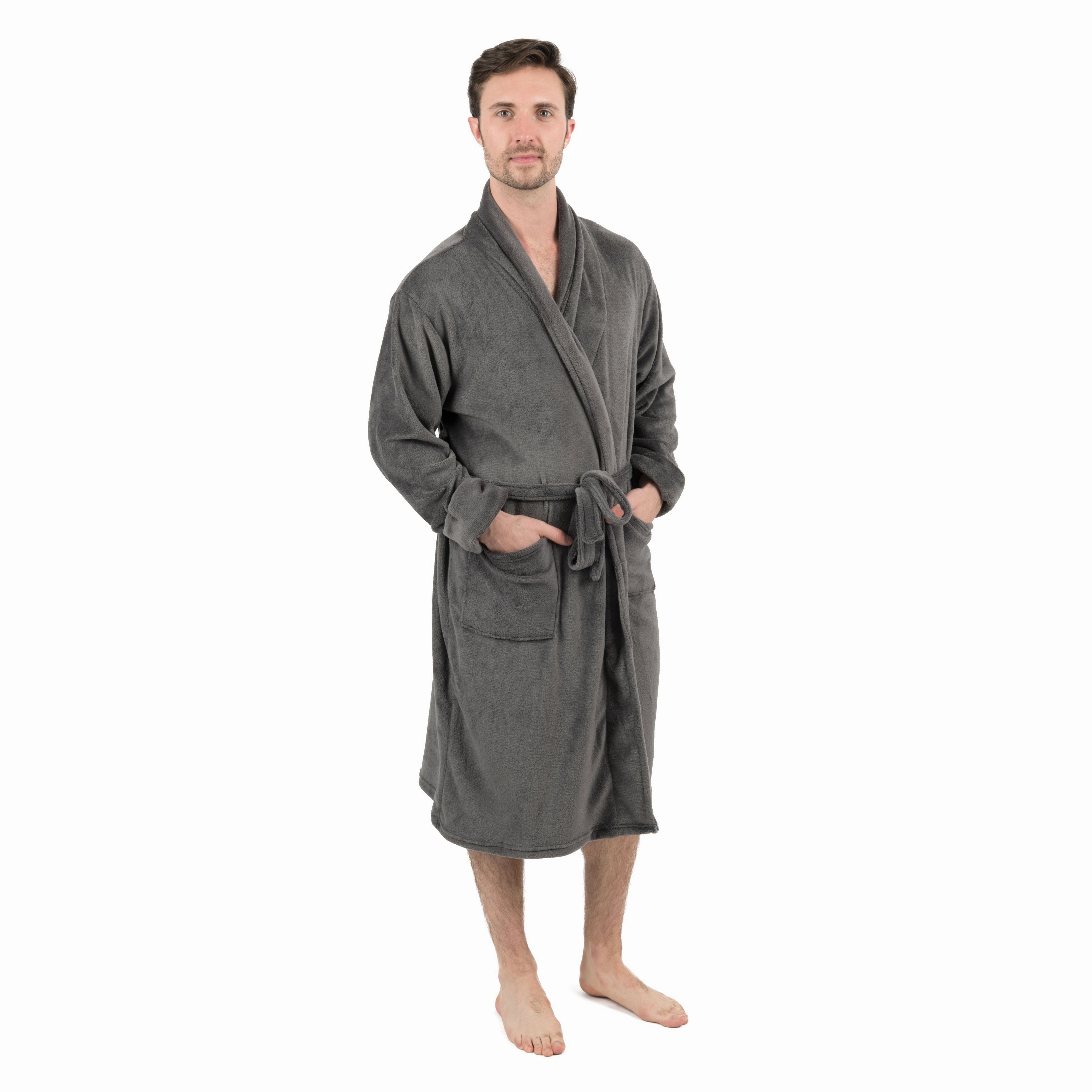 Mens Fleece Robe