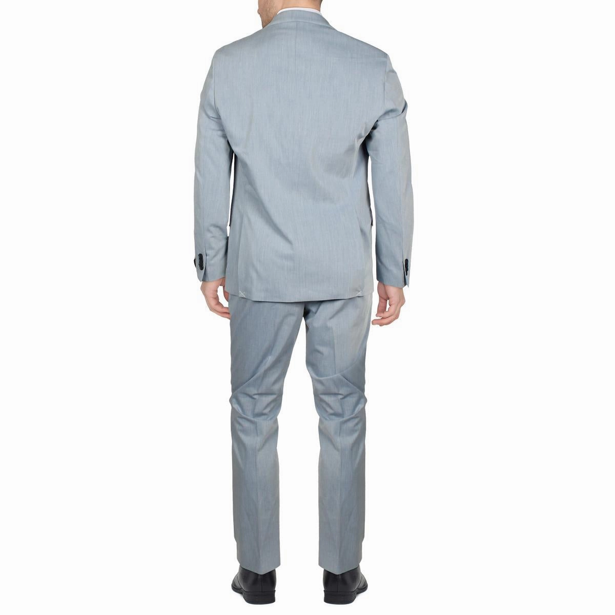 Mens Slim Fit Suit Separate Two-Button Suit