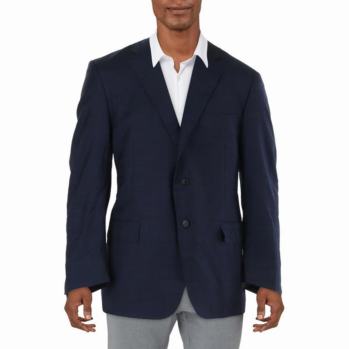 Mens Suit Separate Office Two-Button Blazer