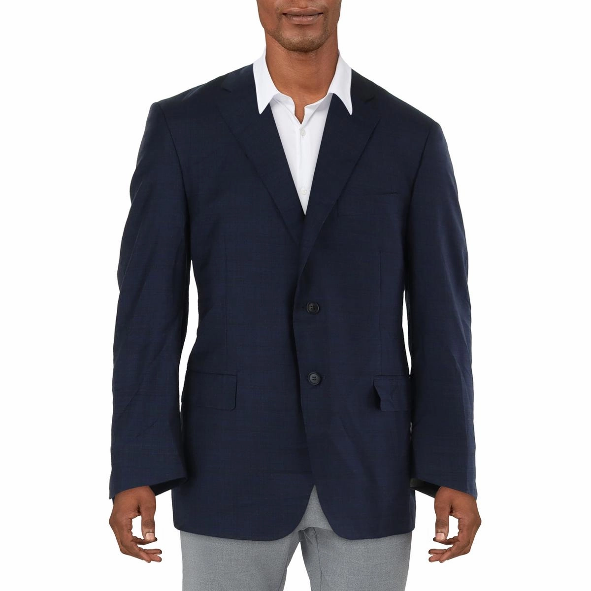 Mens Suit Separate Office Two-Button Blazer