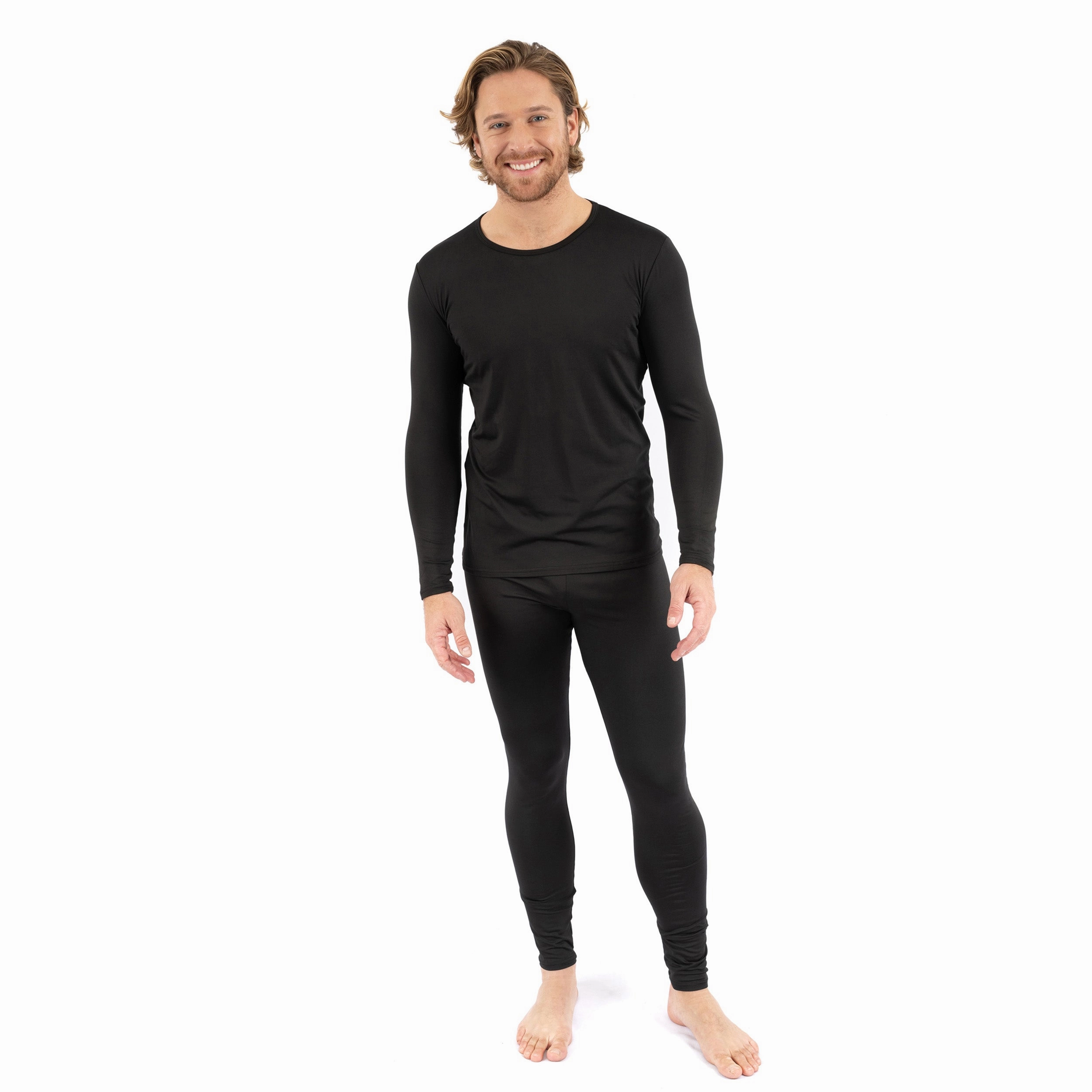 Mens Two Piece Thermal Pajamas