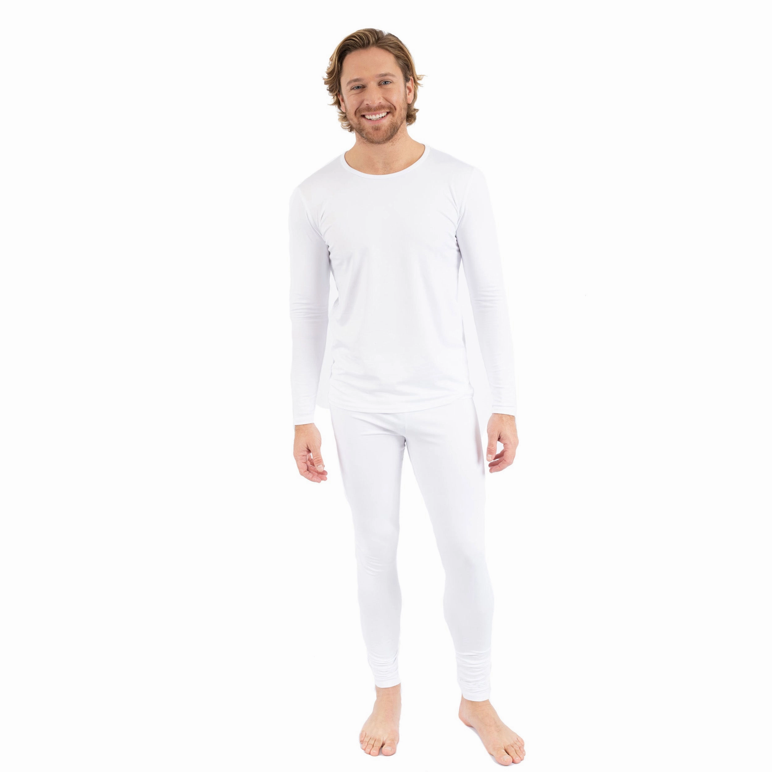 Mens Two Piece Thermal Pajamas