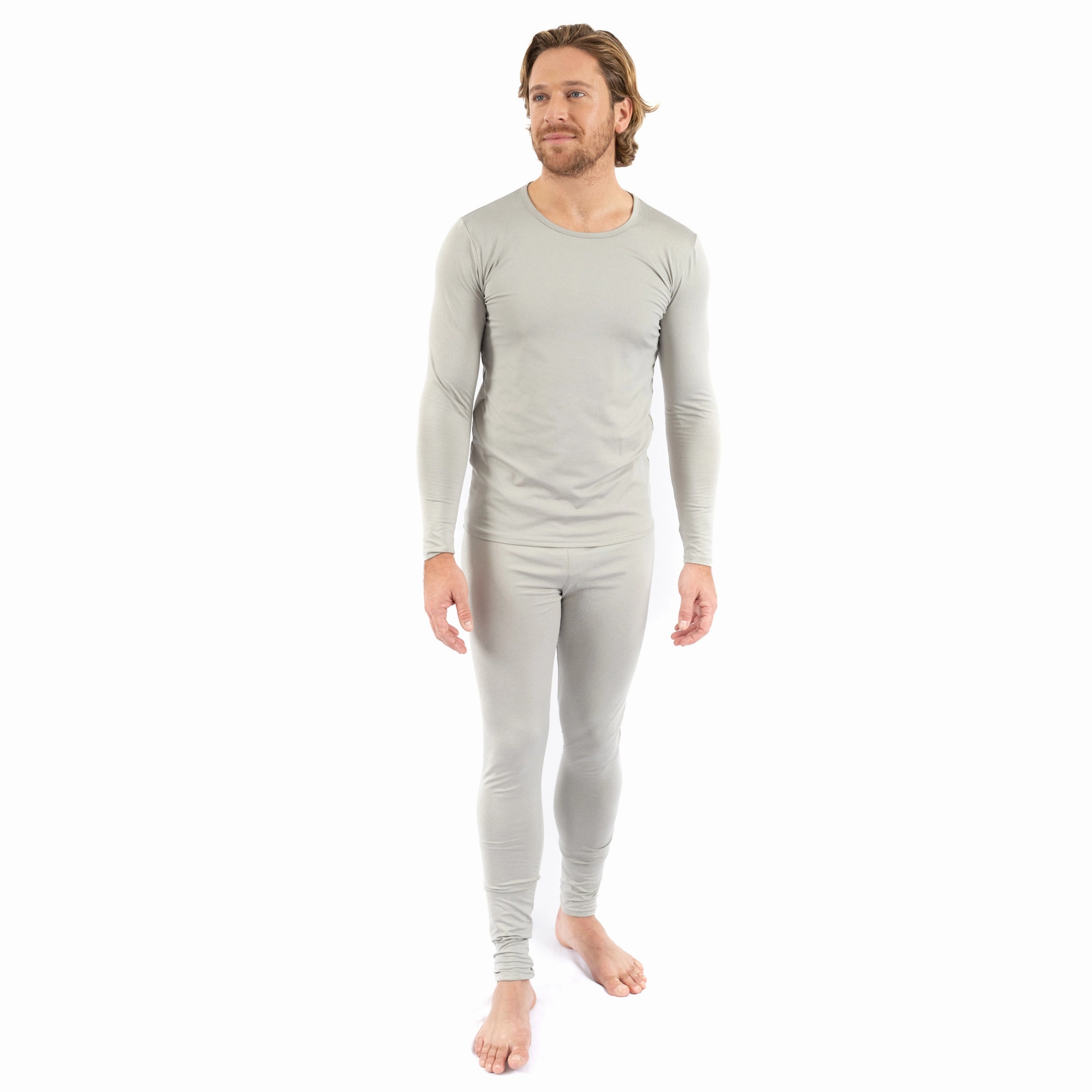 Mens Two Piece Thermal Pajamas