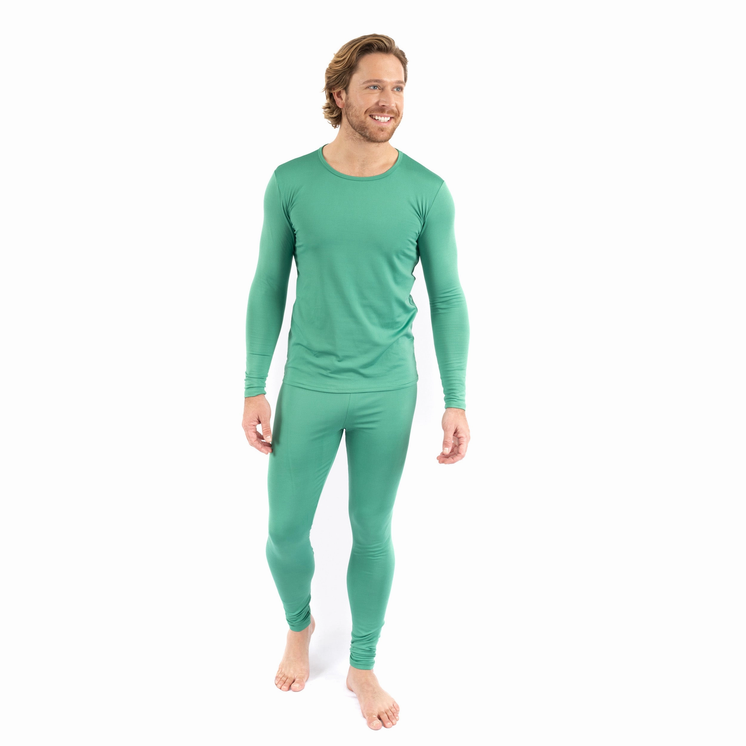 Mens Two Piece Thermal Pajamas