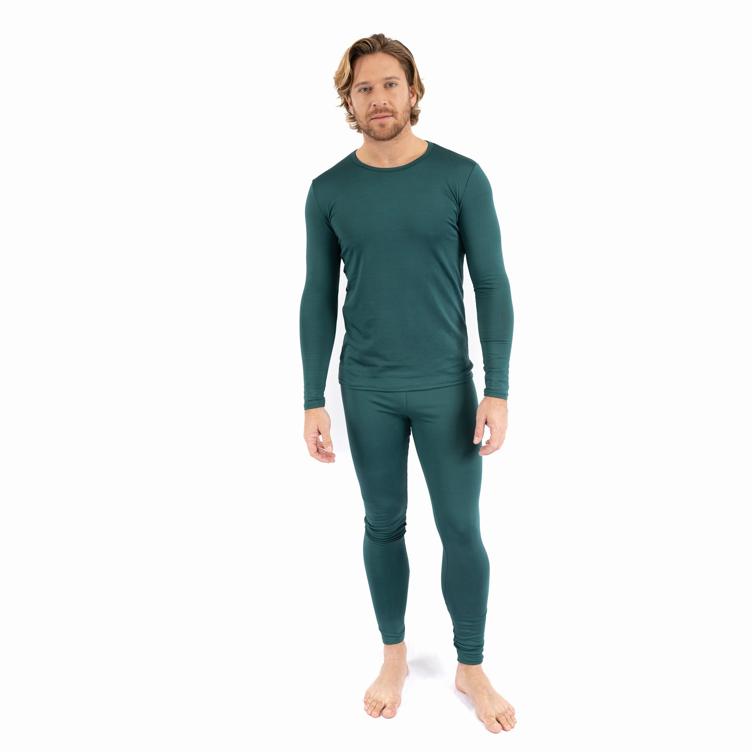 Mens Two Piece Thermal Pajamas