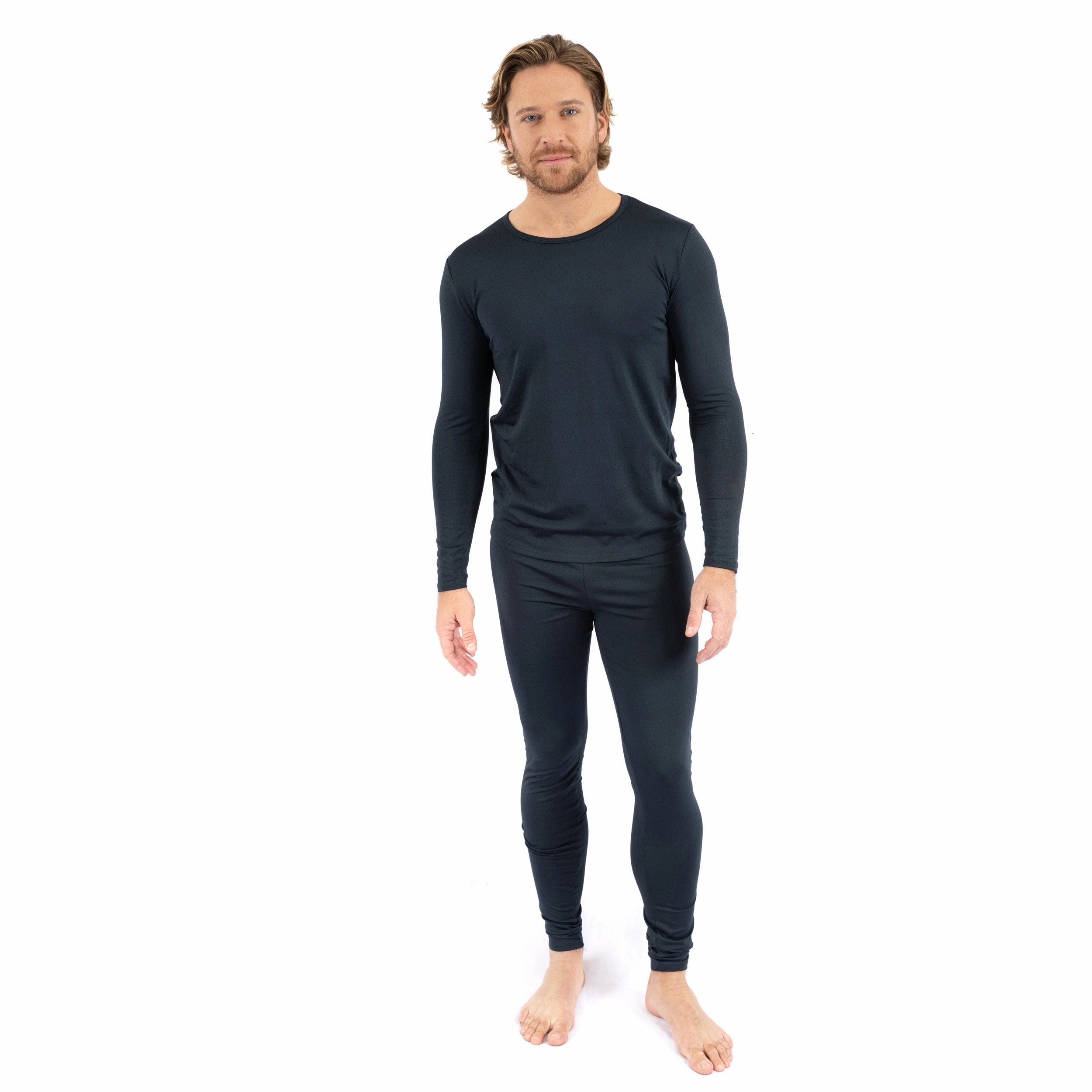 Mens Two Piece Thermal Pajamas