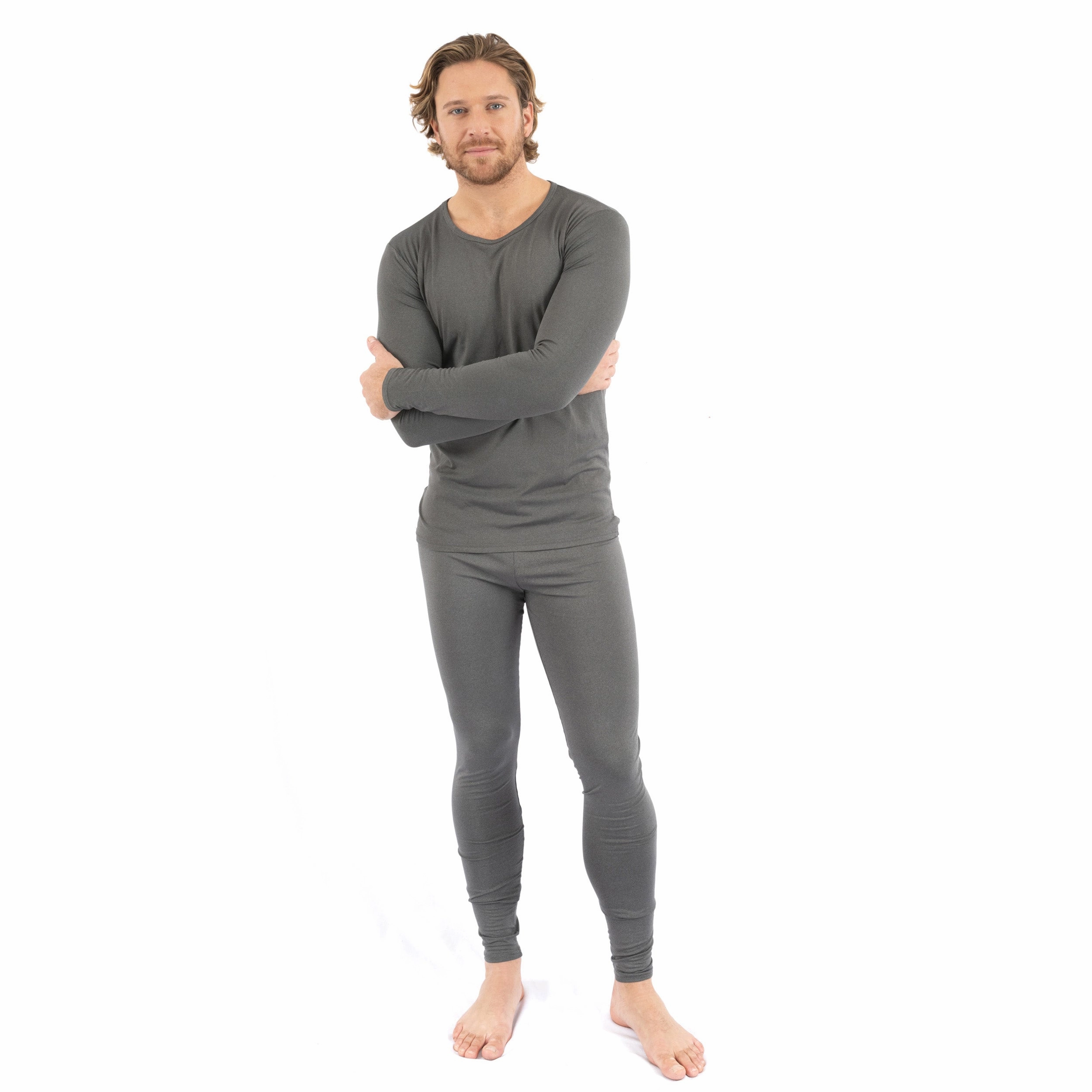 Mens Two Piece Thermal Pajamas