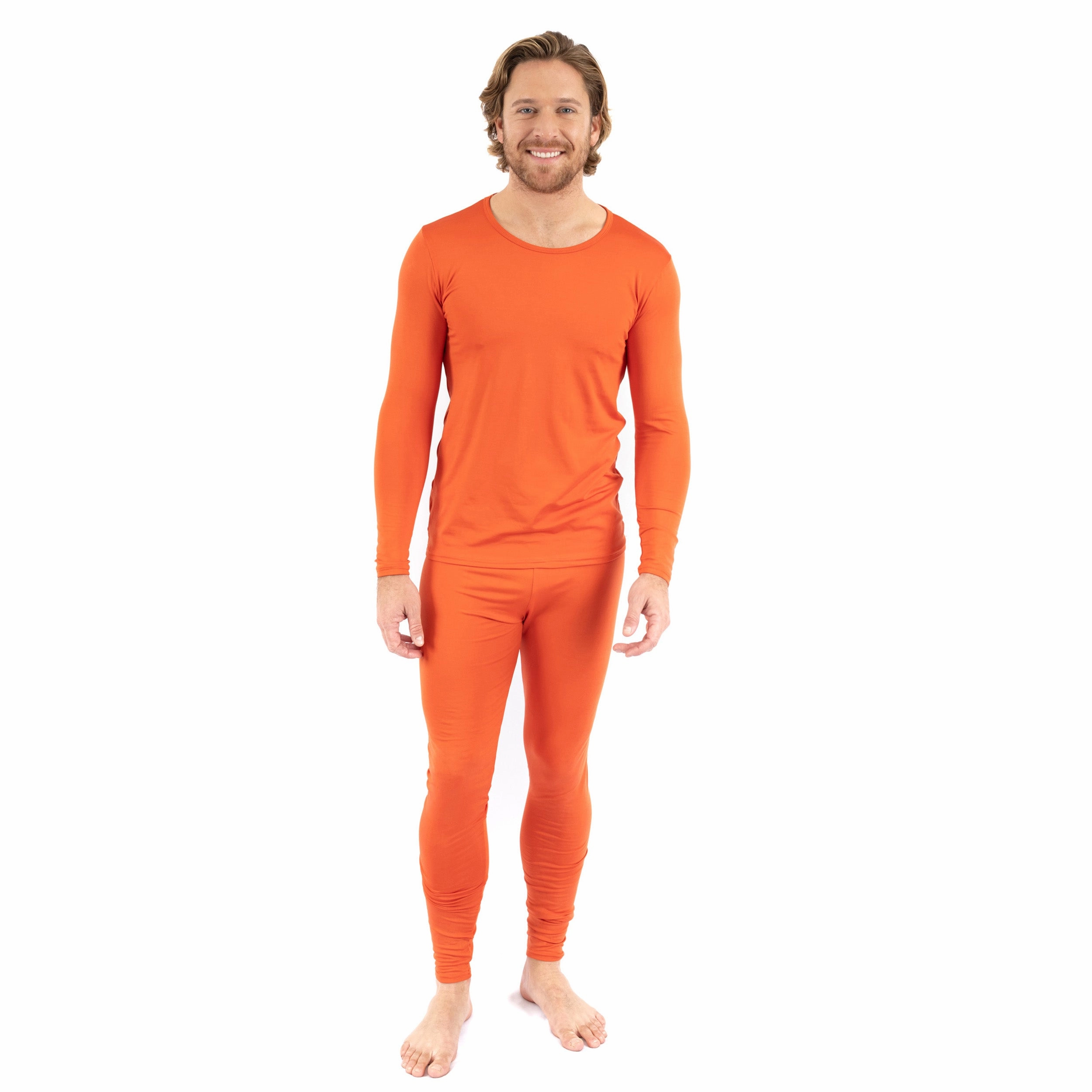 Mens Two Piece Thermal Pajamas