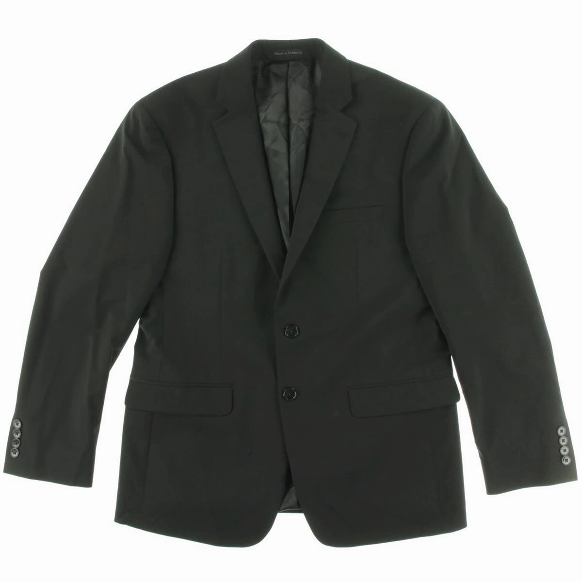 Mens Wool Blend Extra Slim Fit Two-Button Blazer