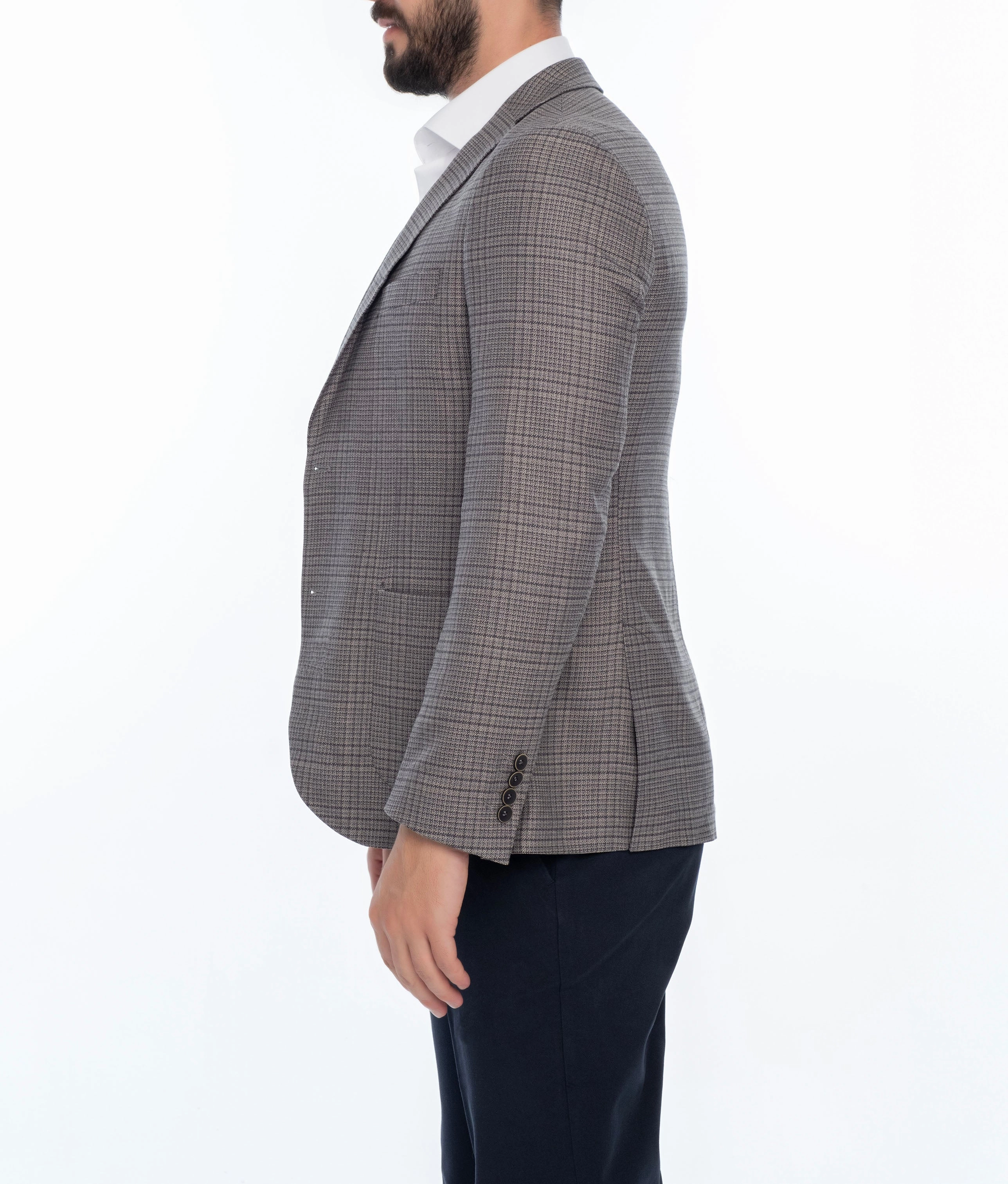 MERCI REGULAR FIT PLAID SPORT COAT