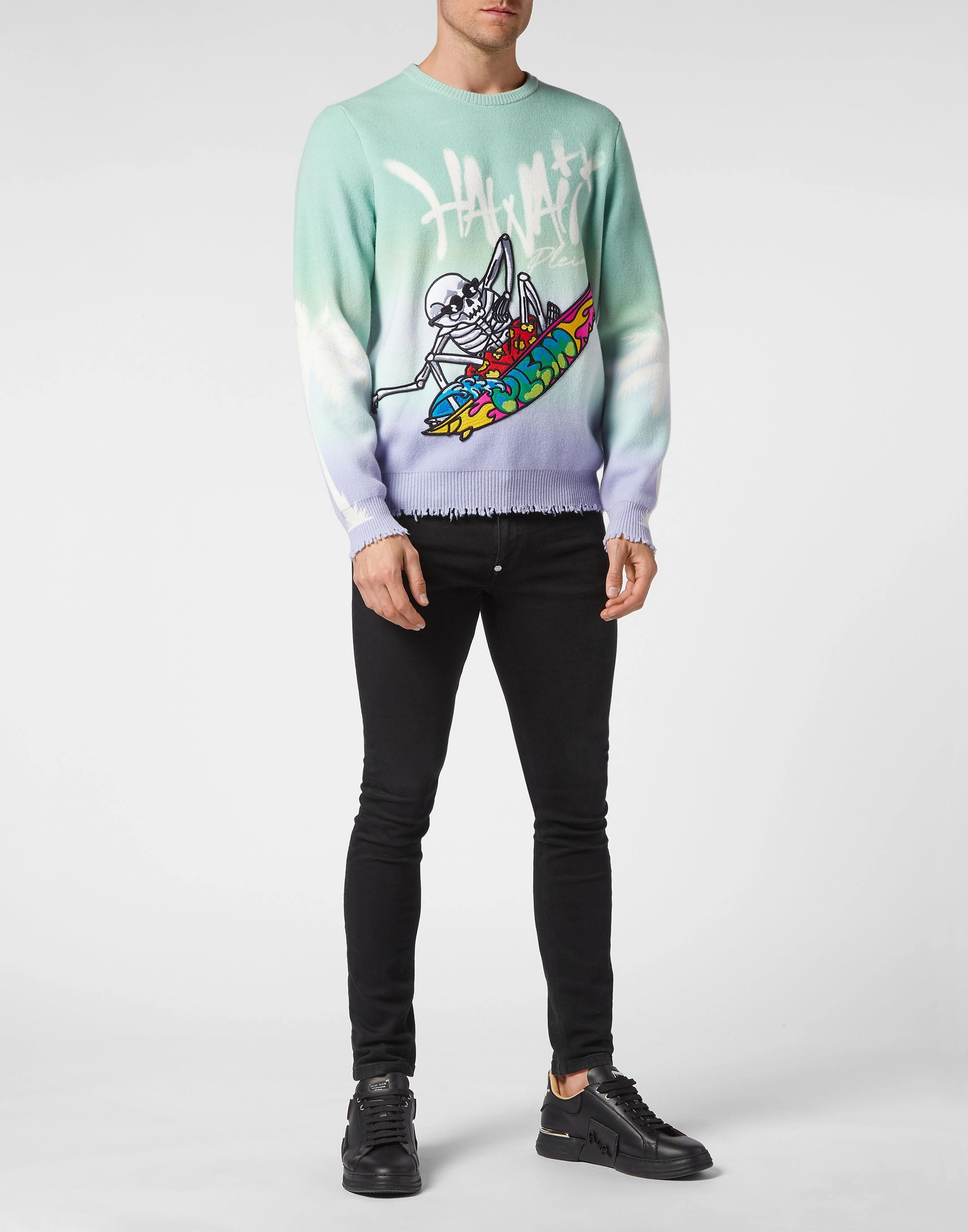 Merino Wool Pullover LS Hawaii