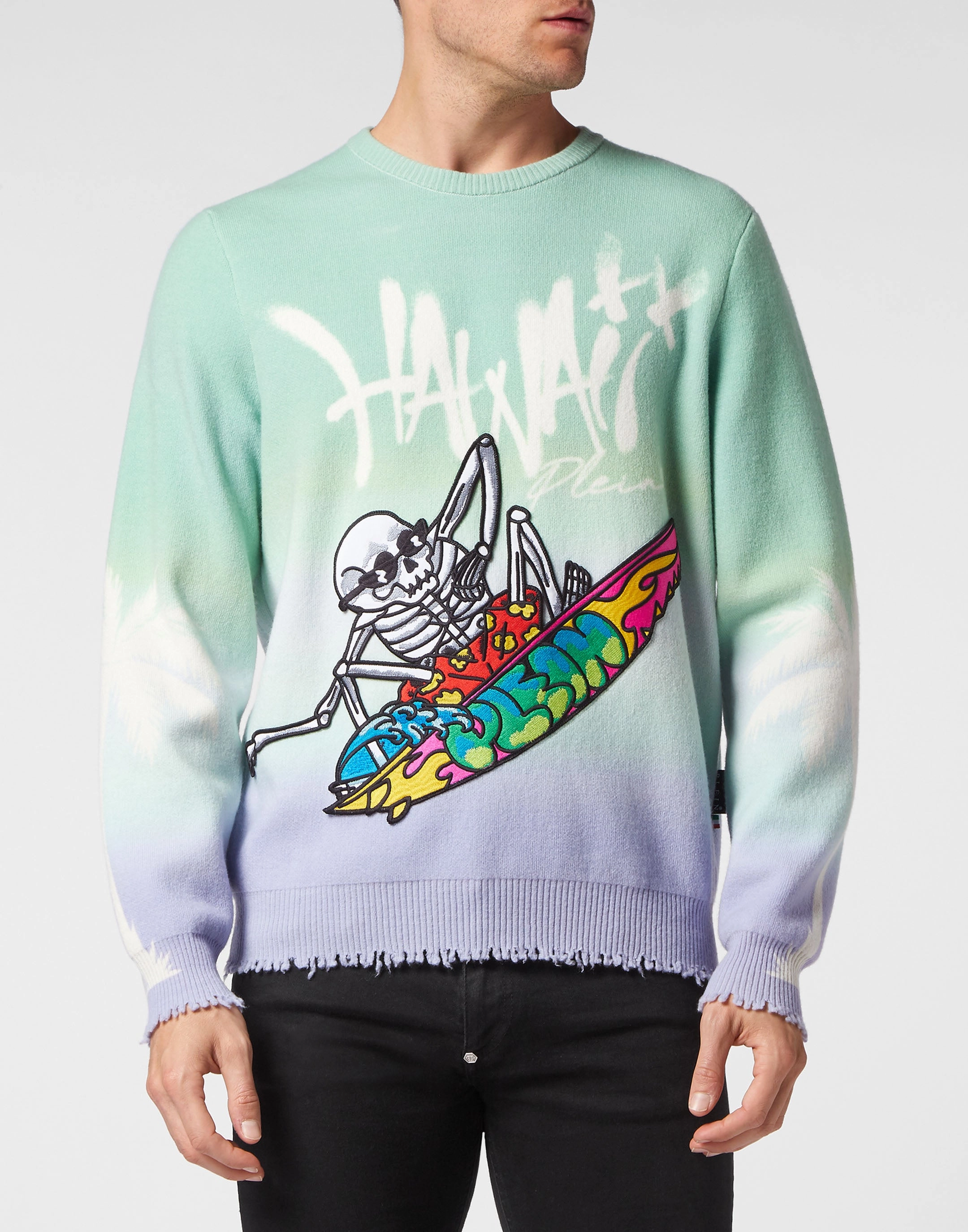 Merino Wool Pullover LS Hawaii