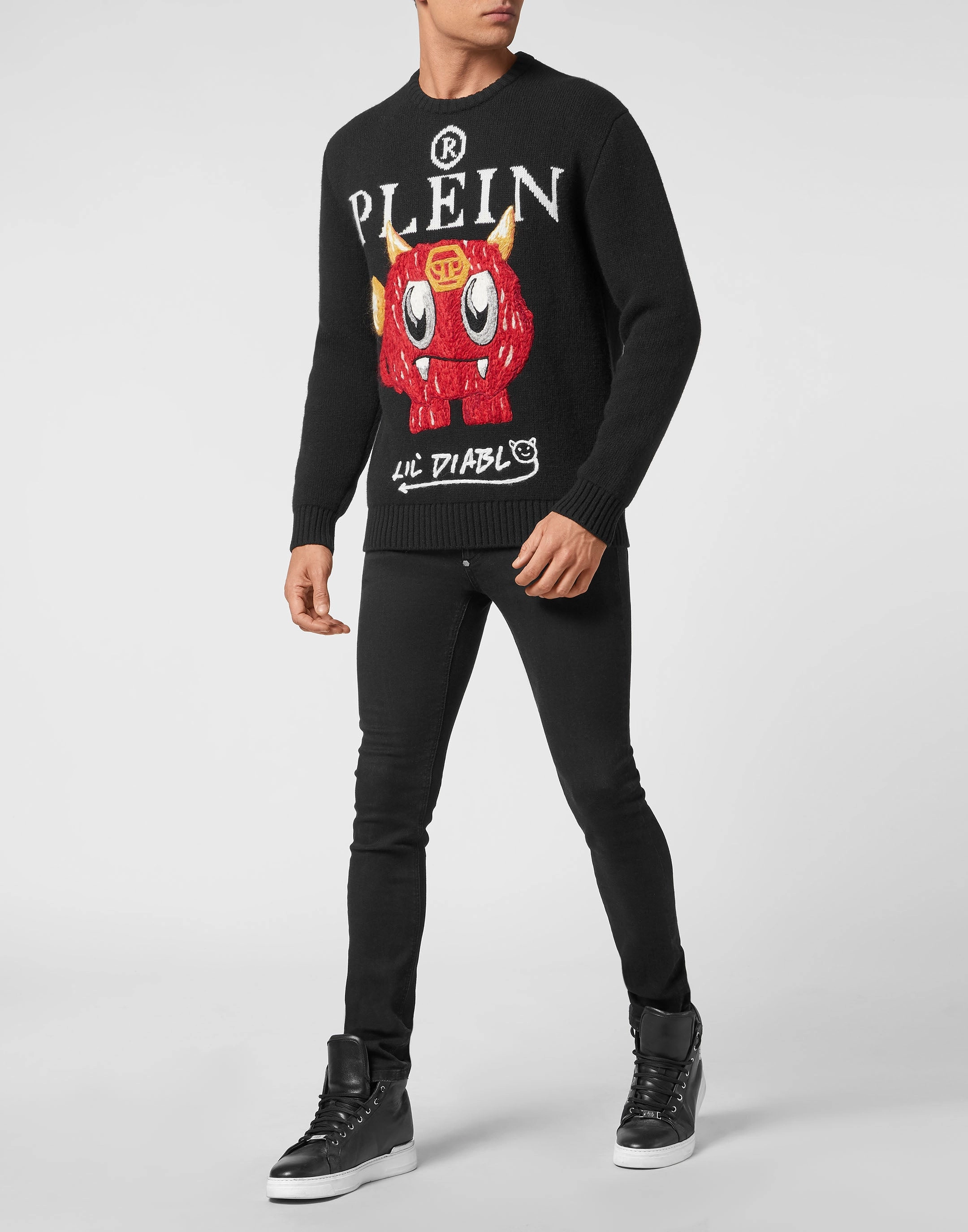 Merino Wool Pullover Round Neck LS